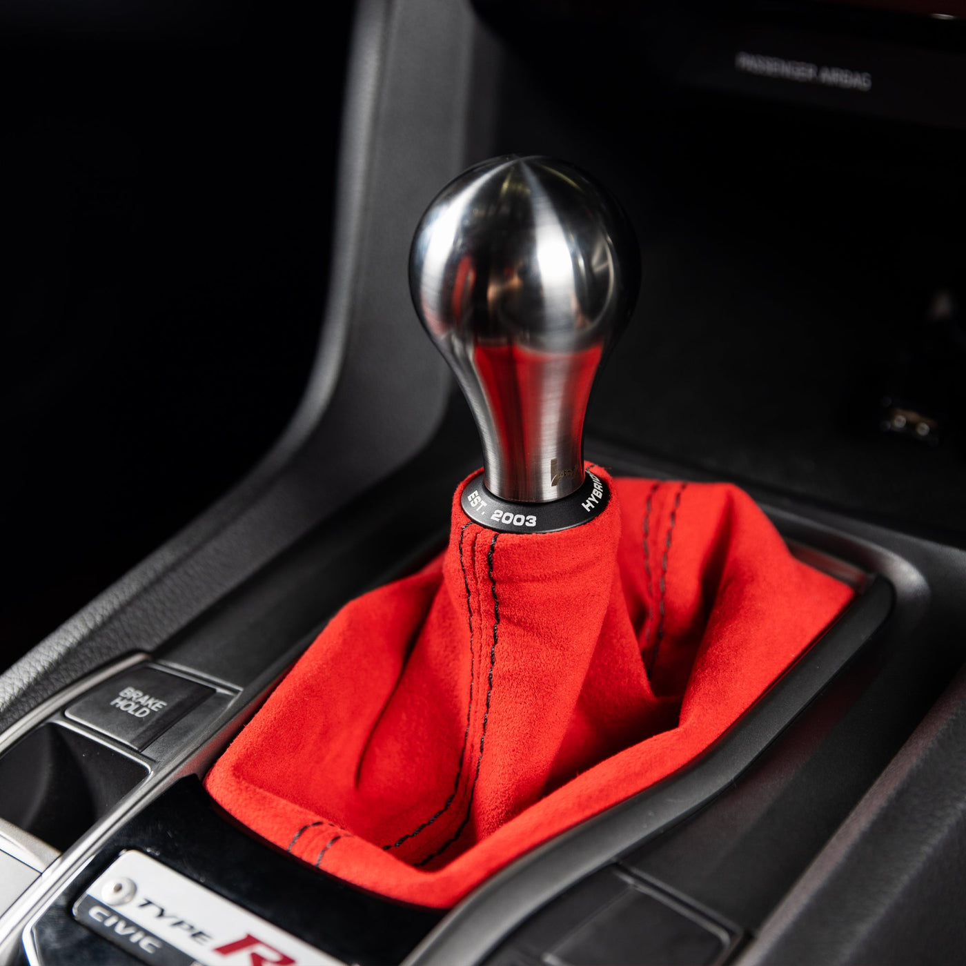 Hybrid Racing Alcantara Shift Boot (16-21 Honda Civic) · Hybrid Racing