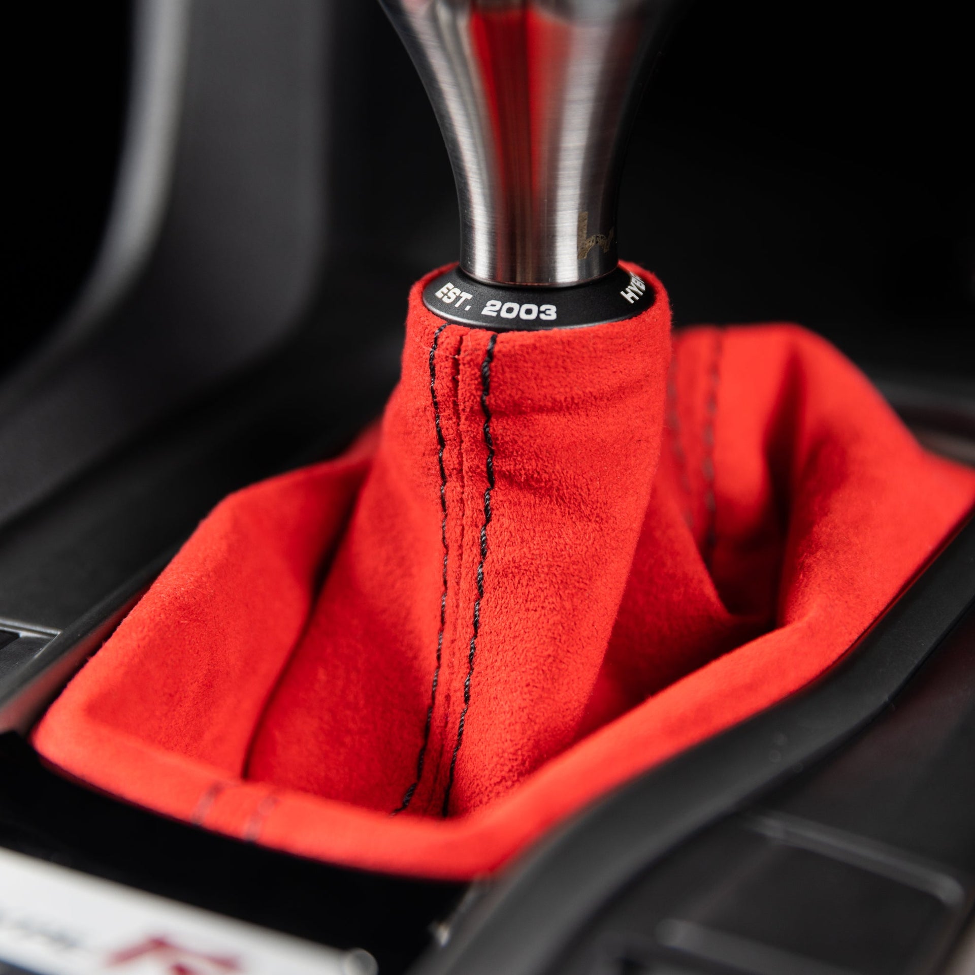 Hybrid Racing Alcantara Shift Boot for 16-21 Honda Civic · Hybrid Racing
