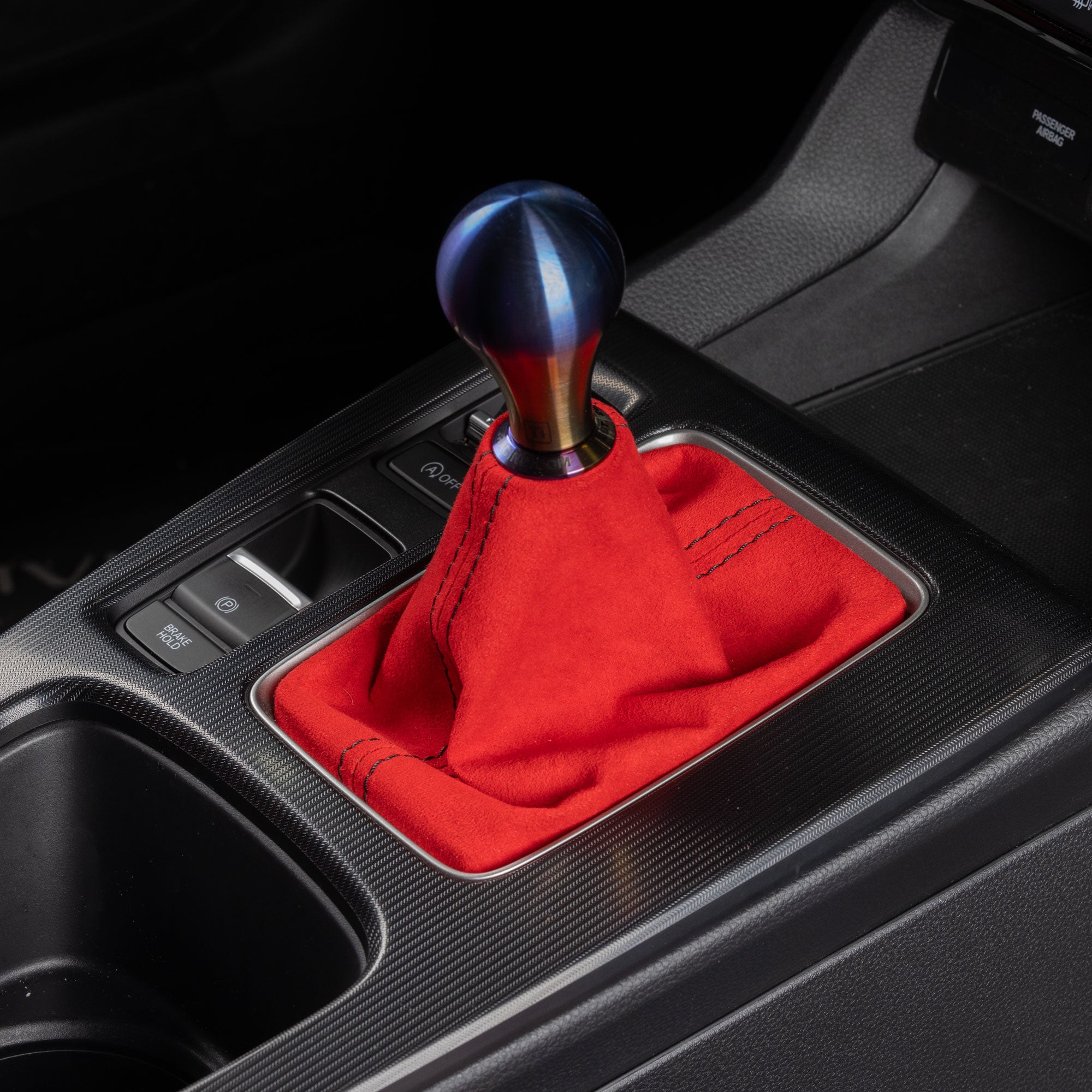 Hybrid Racing Alcantara Shift Boot for 2022+ Honda Civic · Hybrid