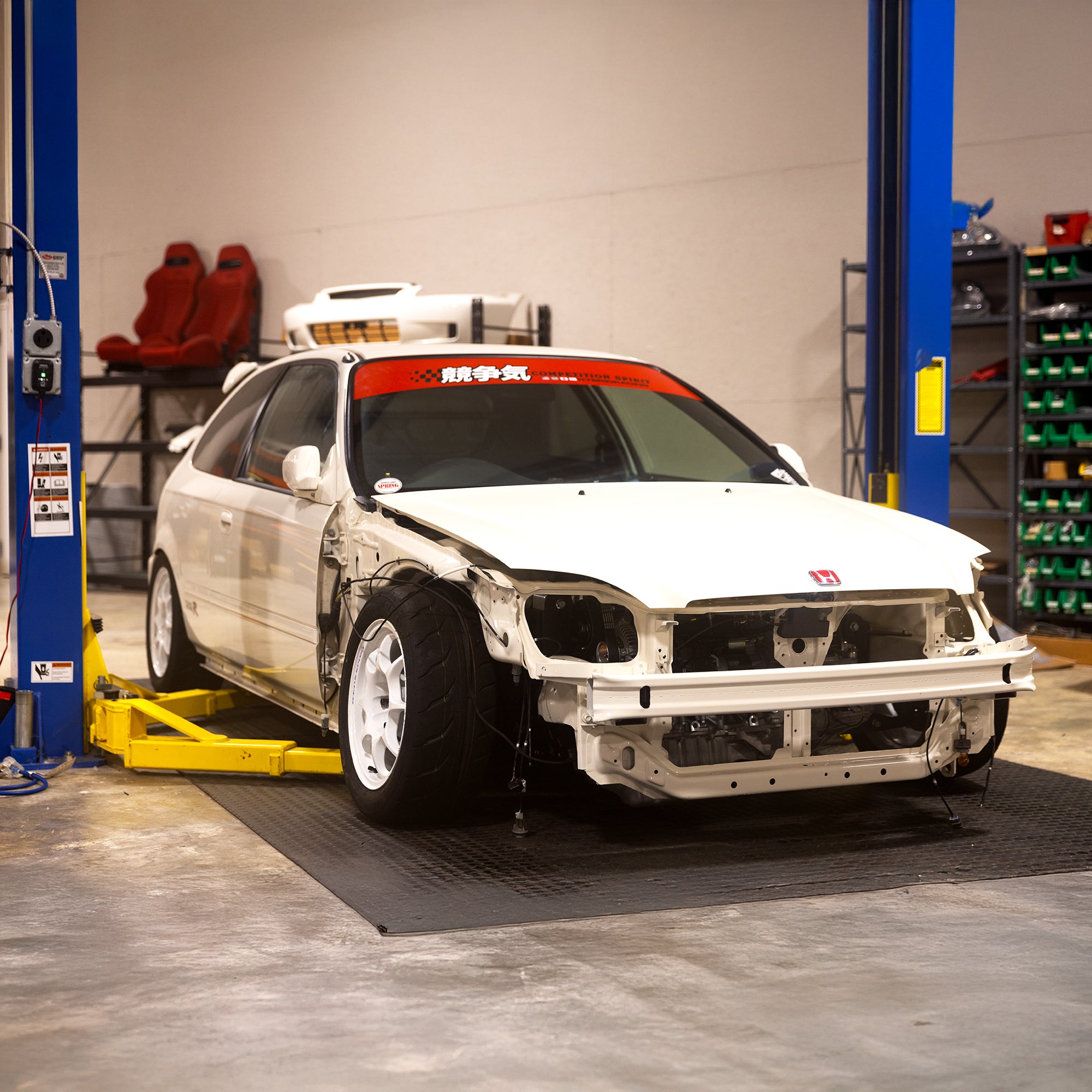 Hybrid Racing Competition Spirit Windshield Sun Strip