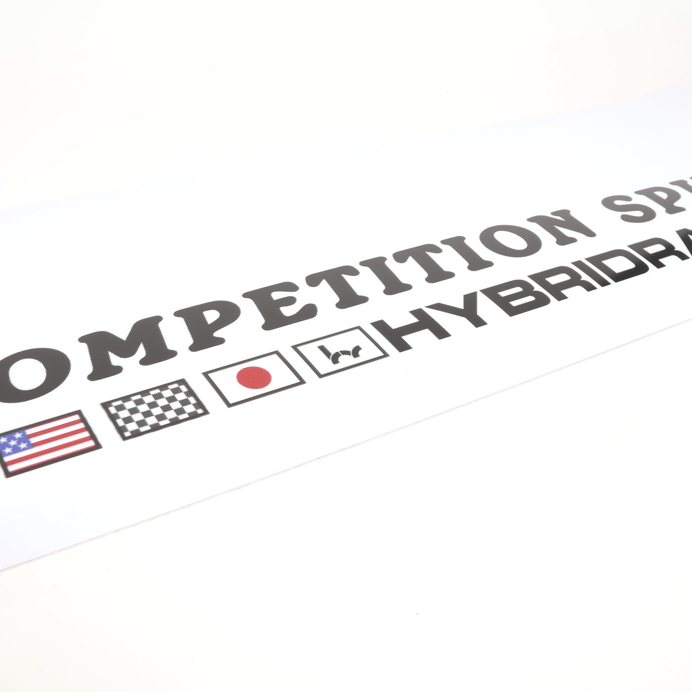 Hybrid Racing Competition Spirit Windshield Sun Strip