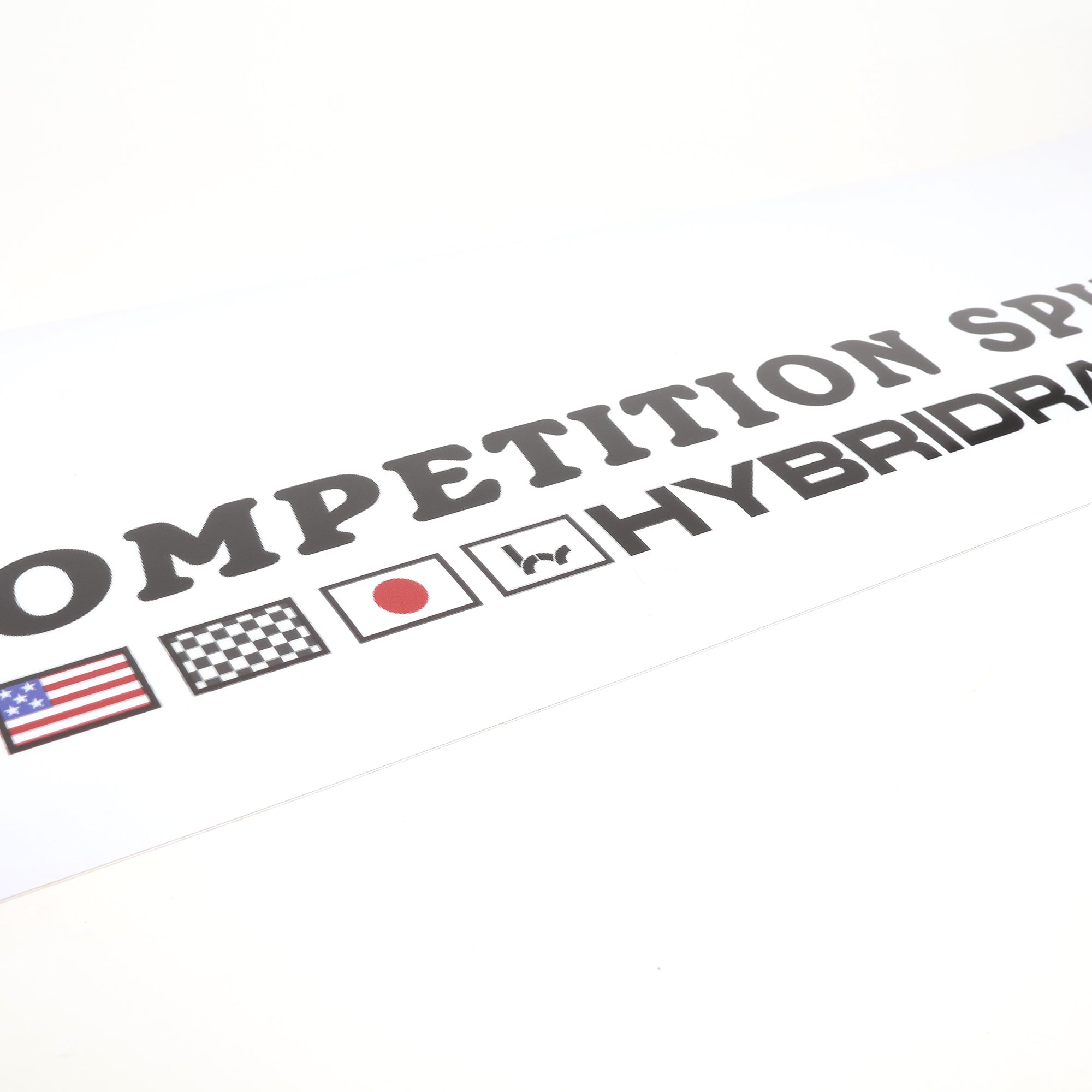 Hybrid Racing Competition Spirit Windshield Sun Strip