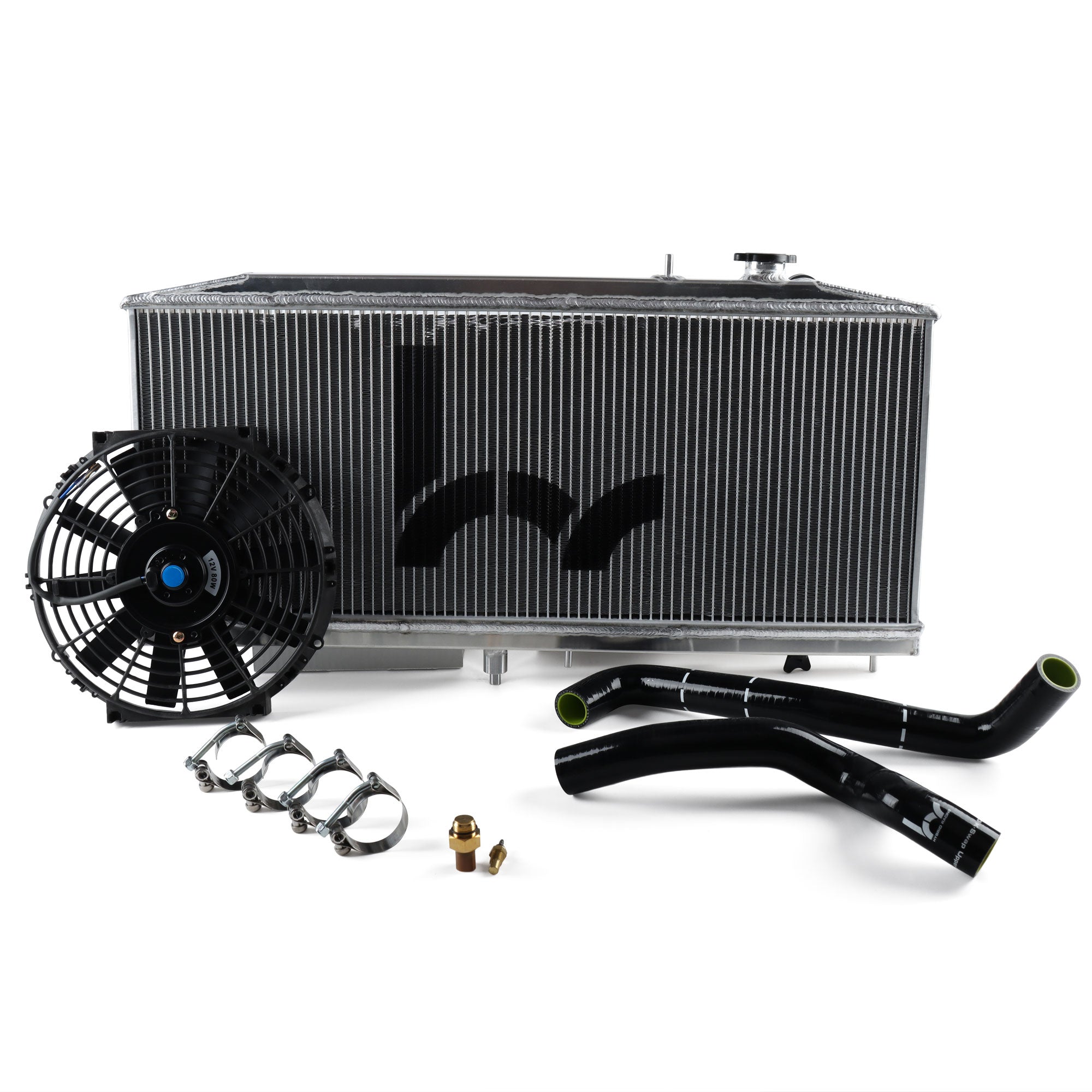 Hybrid Racing K-Swap Cooling Package Full-Size Rad (EG & Del Sol K20A ...