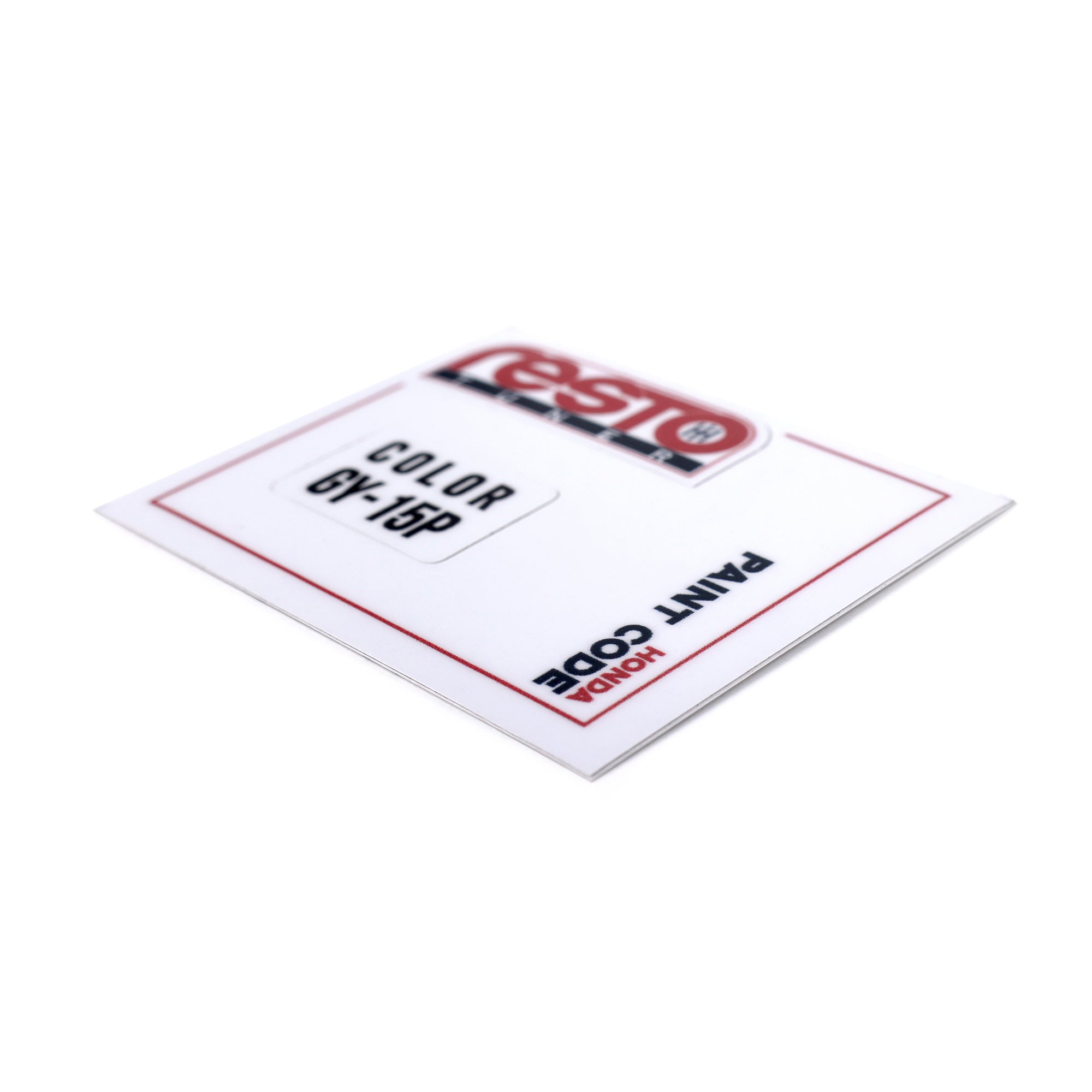 RestoTuner Honda Paint Code Replacement Decals