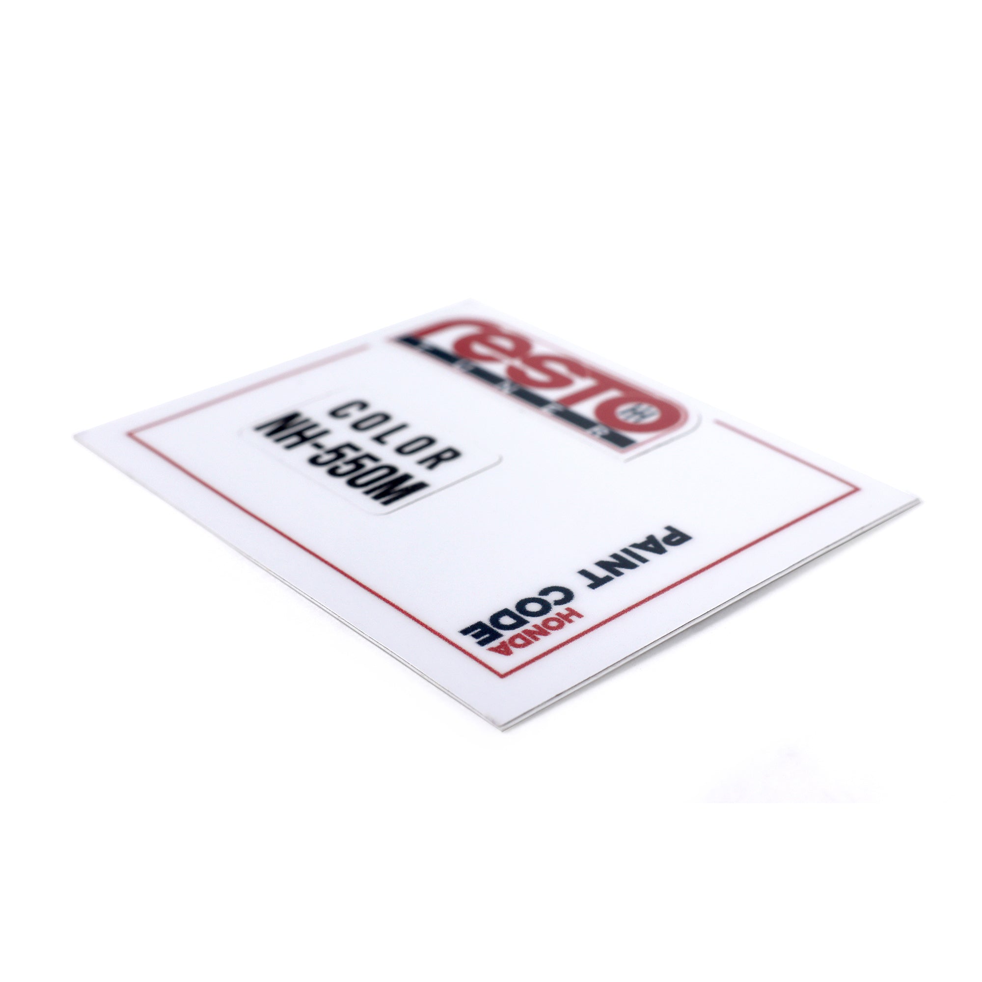 RestoTuner Honda Paint Code Replacement Decals
