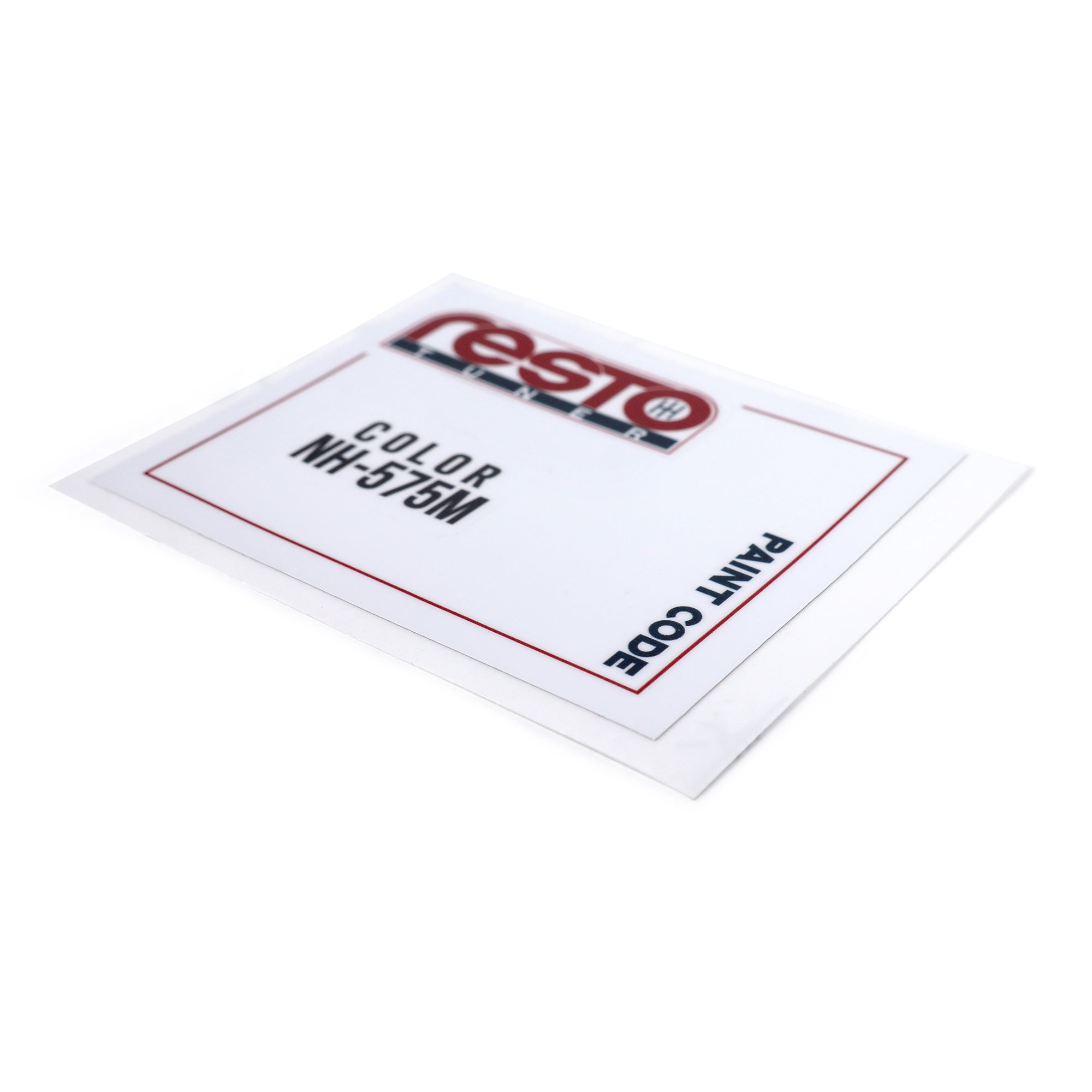 RestoTuner Honda Paint Code Replacement Decals