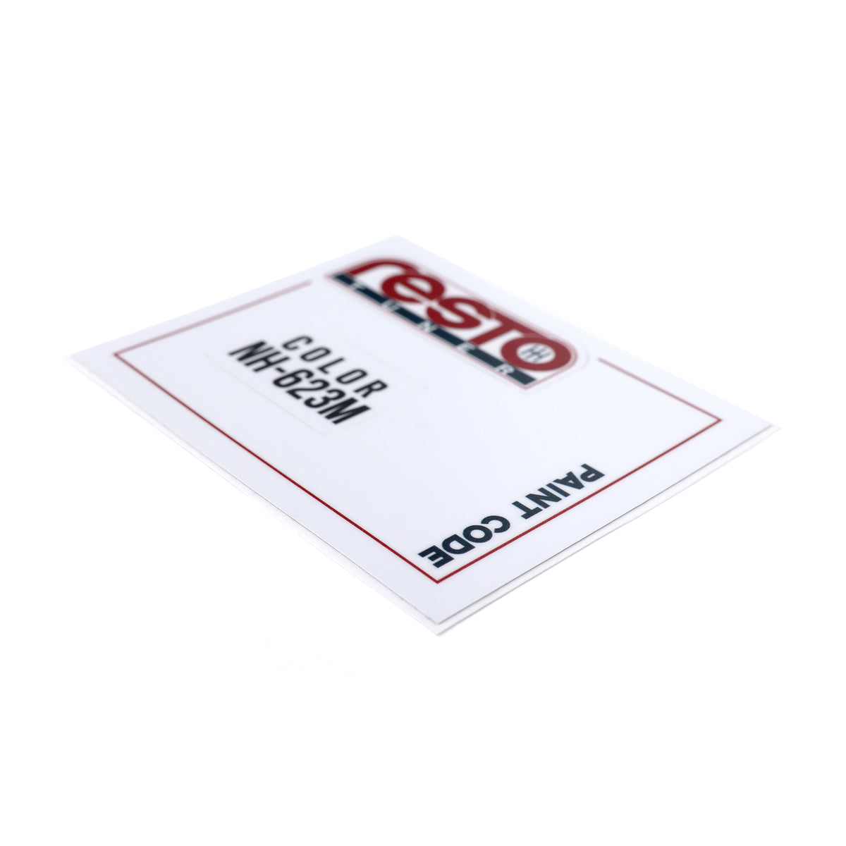 RestoTuner Honda Paint Code Replacement Decals