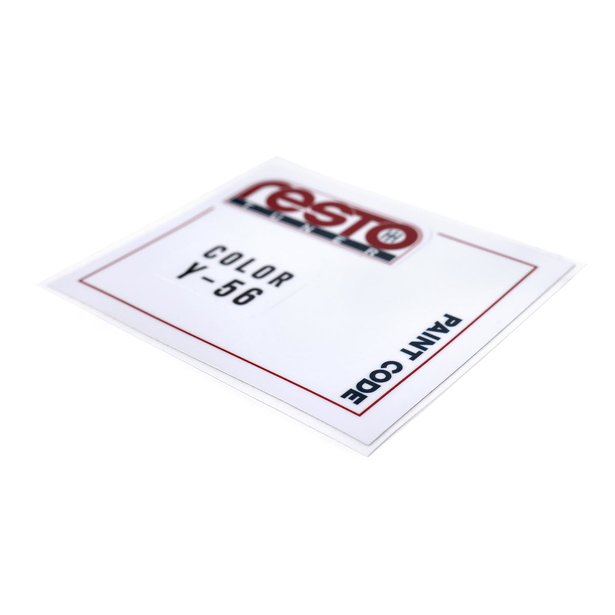 RestoTuner Honda Paint Code Replacement Decals
