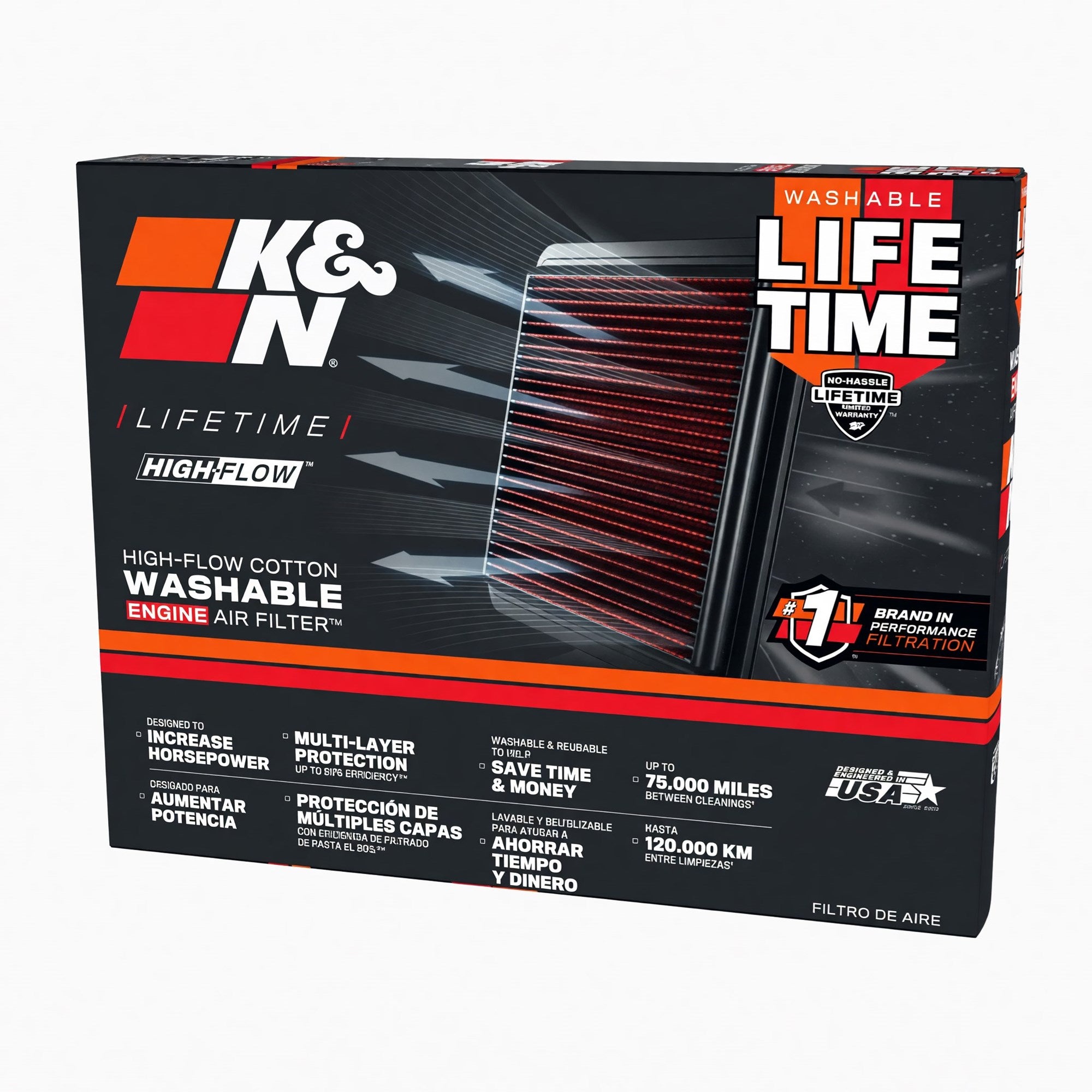 Honda Civic Engine Air Filter K&N (88-91)