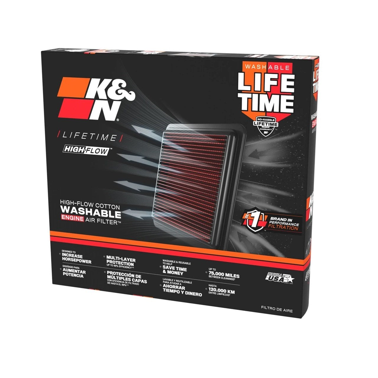 Honda Civic Engine Air Filter K&N (92-95)