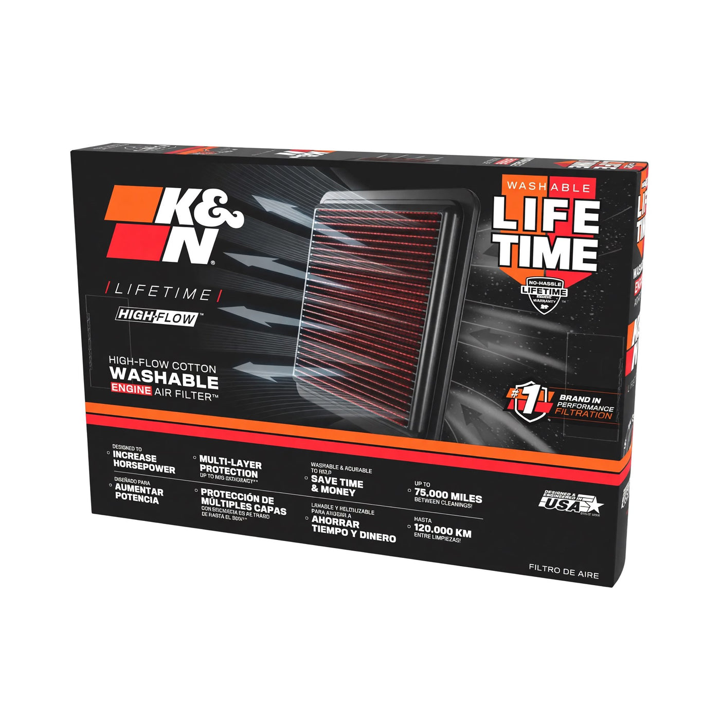 Honda Civic Engine Air Filter K&N Si (12-15)