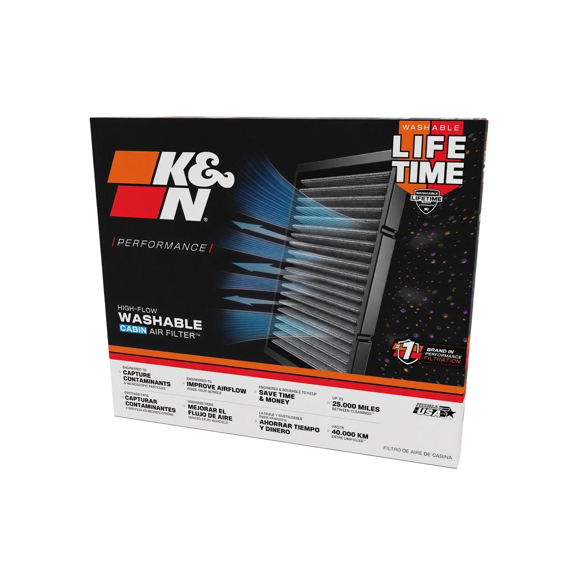 Honda Civic Cabin Air Filter K&N 25-26