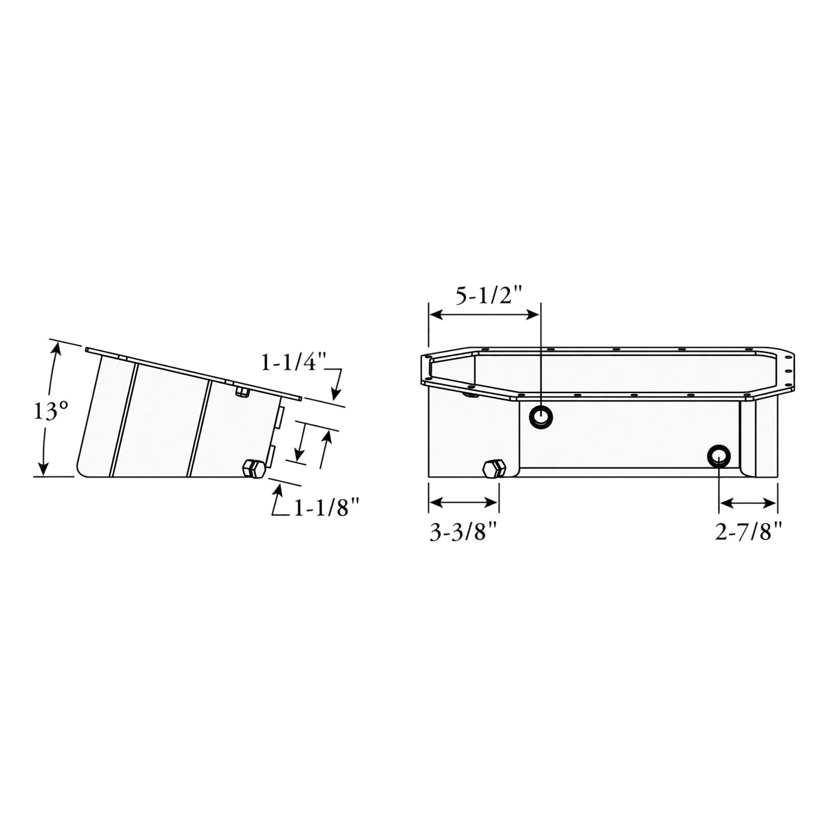 Moroso Steel K Swap Baffled Oil Pan for Honda/Acura