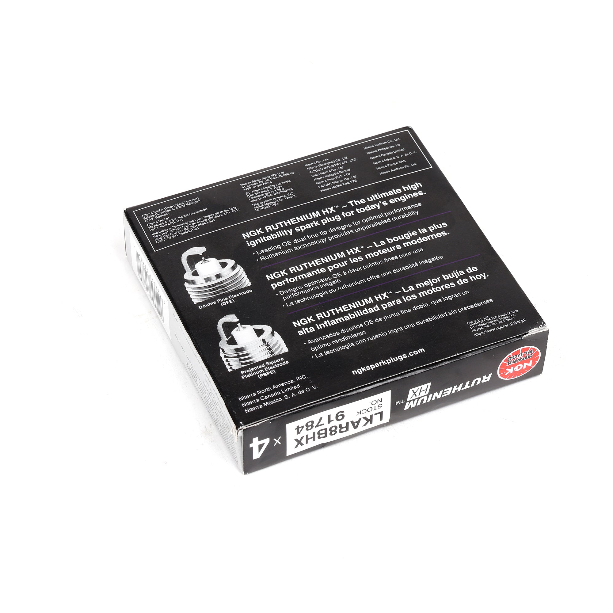 NGK Ruthenium HX Spark Plugs for K20C1/K20C4/K20C9 Engines