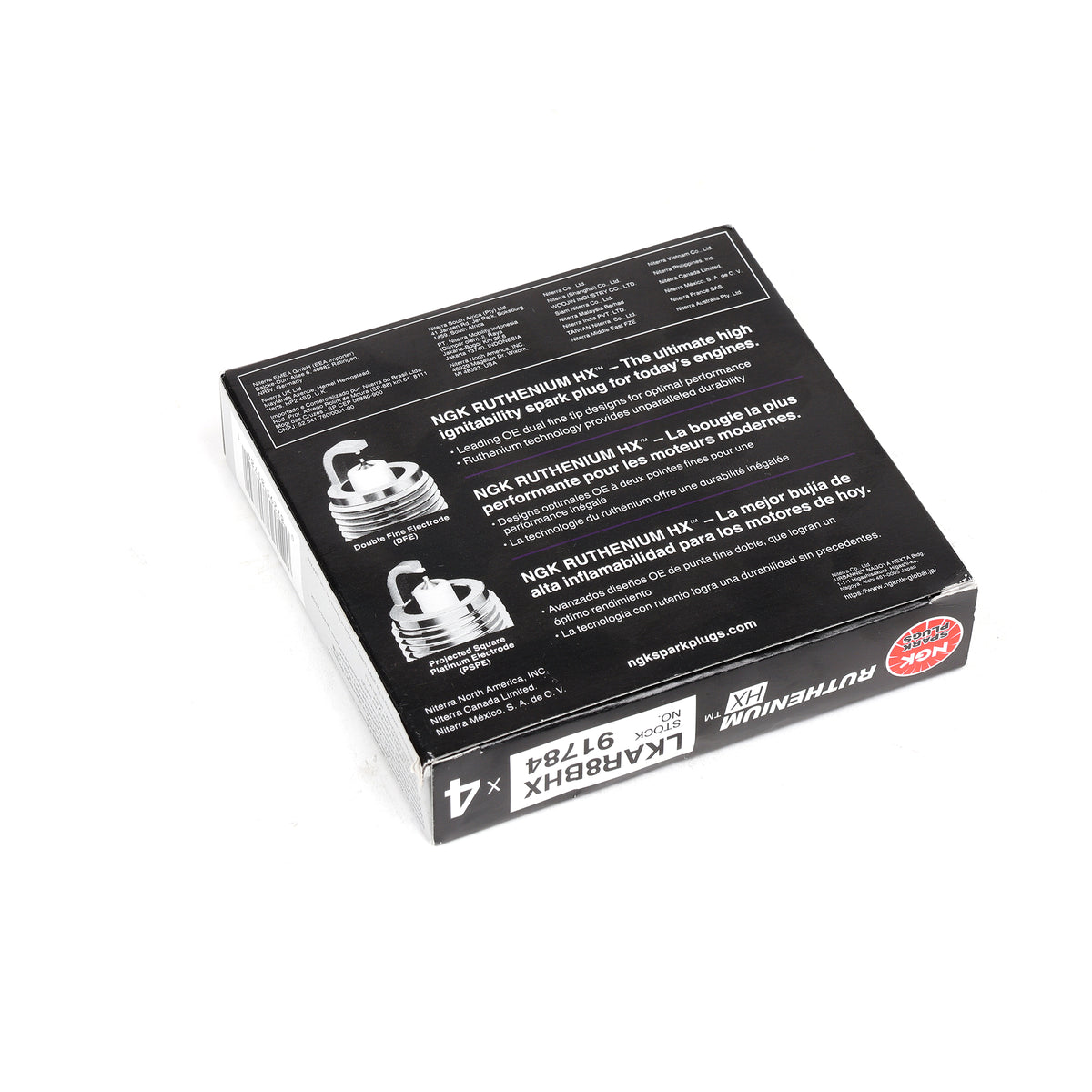 NGK Ruthenium HX Spark Plugs for K20C1/K20C4/K20C9 Engines