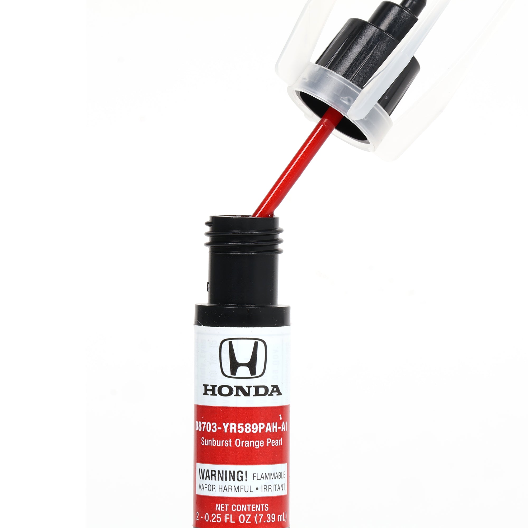 Honda Sunburst Orange Pearl Touch Up Paint YR589P