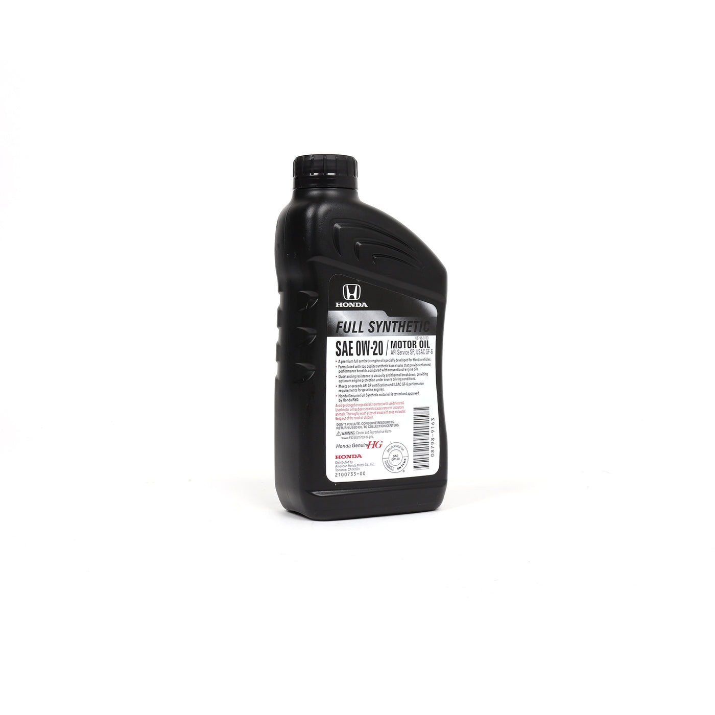 Honda Full Synthetic 0W-20 Oil 08798-9163