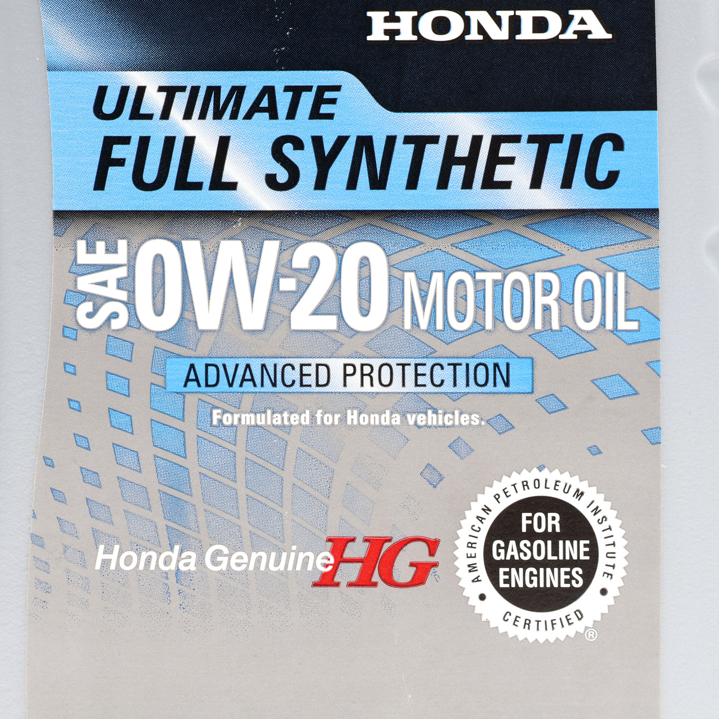 Honda Full Synthetic 0W-20 Oil 08798-9163