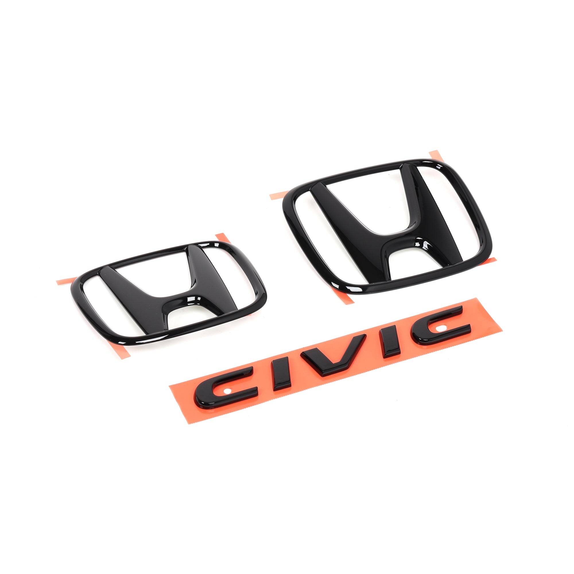 Honda 16-21 Civic Hatchback Black Emblems 08F20-TGG-100