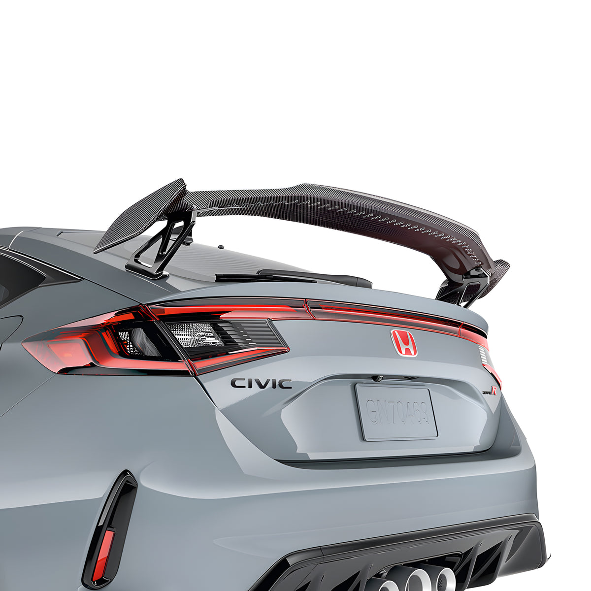 Honda FL5 Civic Type R Carbon Fiber Rear Wing 08F02-T60-100 · Hybrid Racing