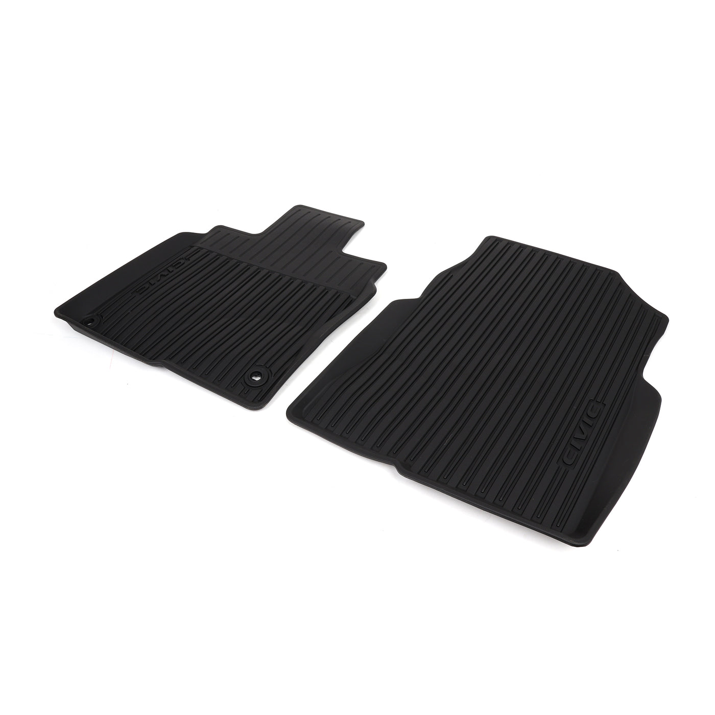 Honda 16-21 Civic High Wall Rubber Floor Mats 08P17-TBA-300
