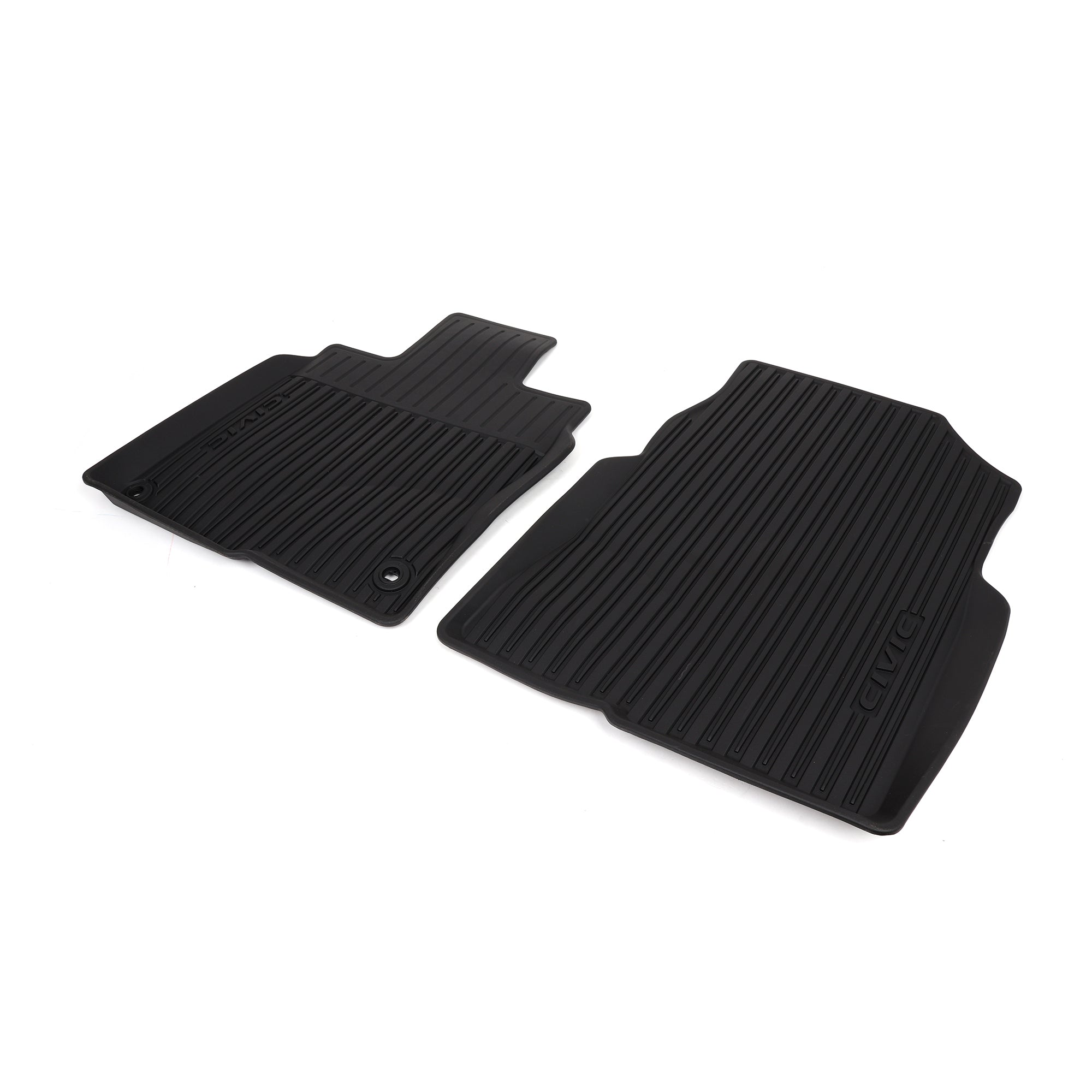 Honda 16-21 Civic High Wall Rubber Floor Mats 08P17-TBA-300