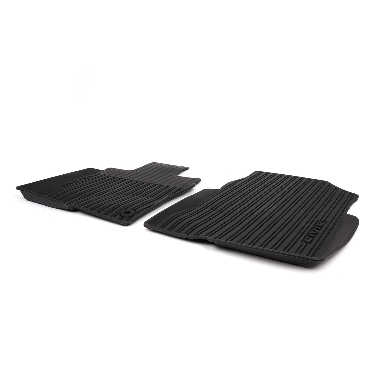 Honda 16-21 Civic High Wall Rubber Floor Mats 08P17-TBA-300