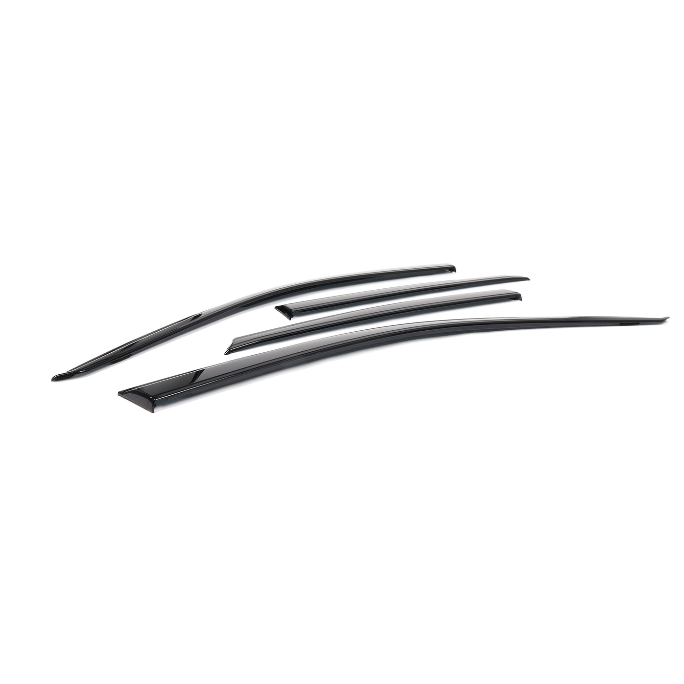Honda Black Molding Window Visors for 2023-2026 Civic Hatch