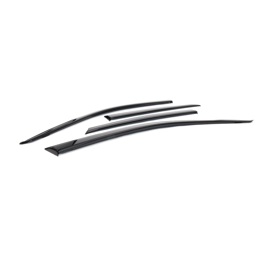 Honda Black Molding Window Visors for 2023-2026 Civic Hatch