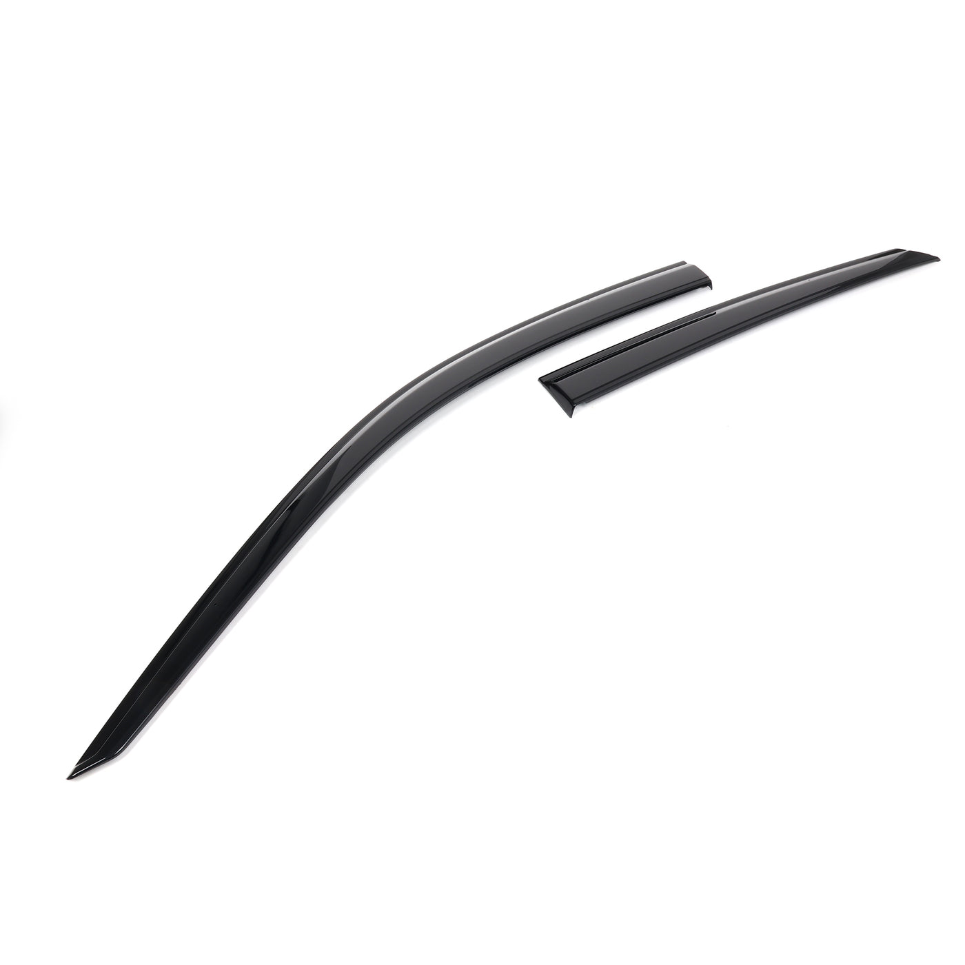 Honda Black Molding Window Visors for 2023-2026 Civic Hatch