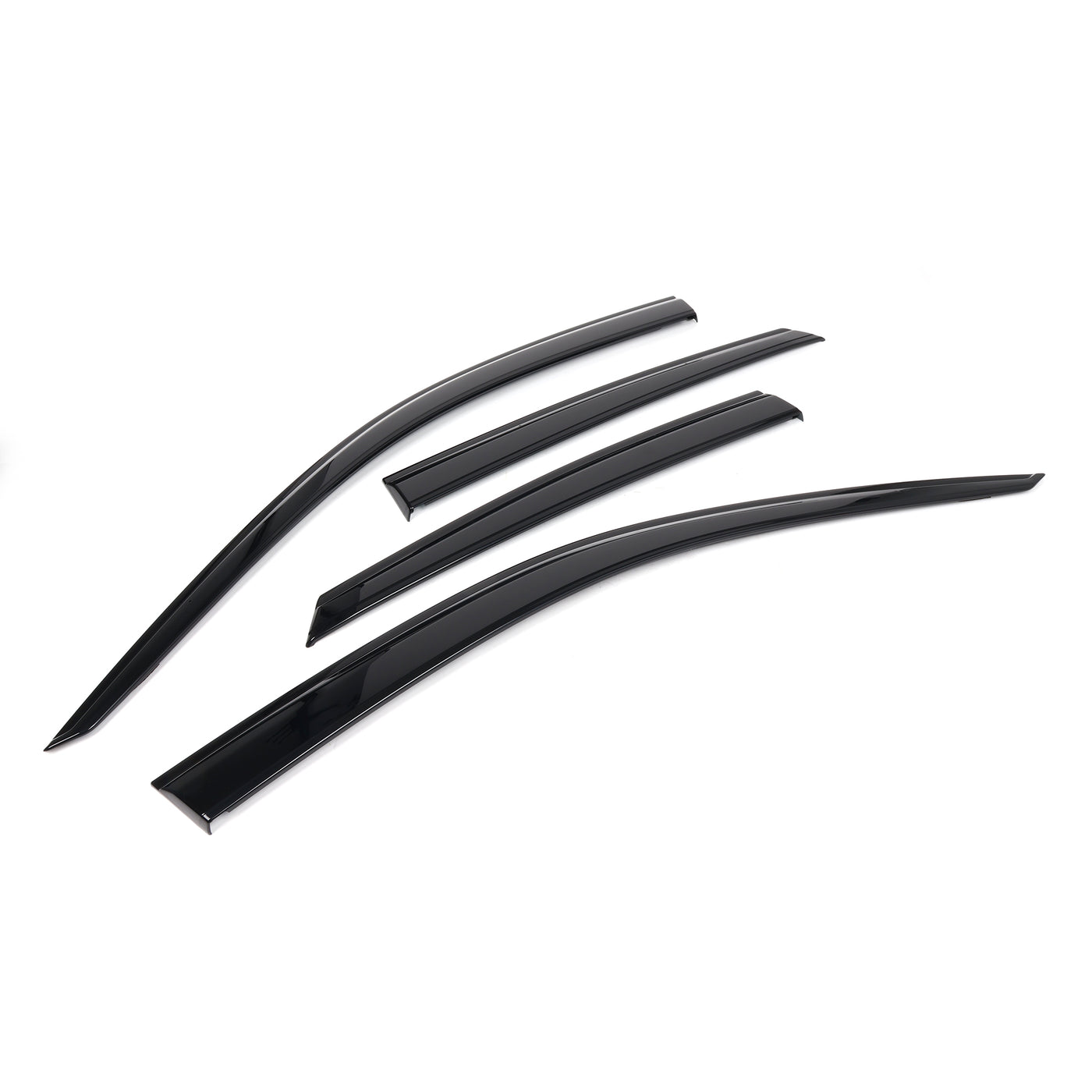 Honda Black Molding Window Visors for 2023-2026 Civic Hatch