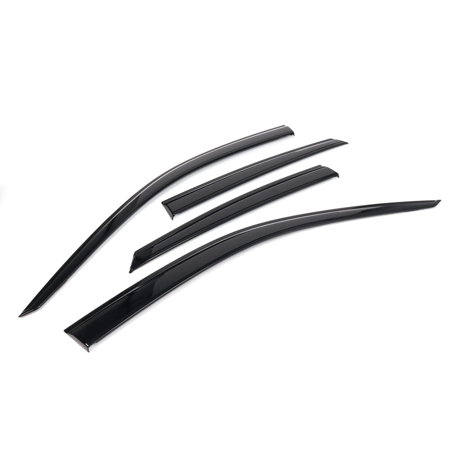 Honda Black Molding Window Visors for 2023-2026 Civic Hatch