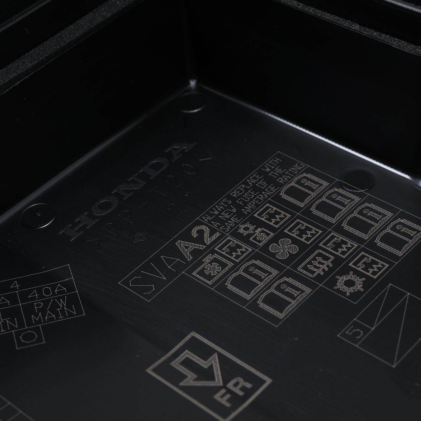 Honda 06-11 Civic Si Engine Bay Fuse Box Cover 38256-SNA-A22