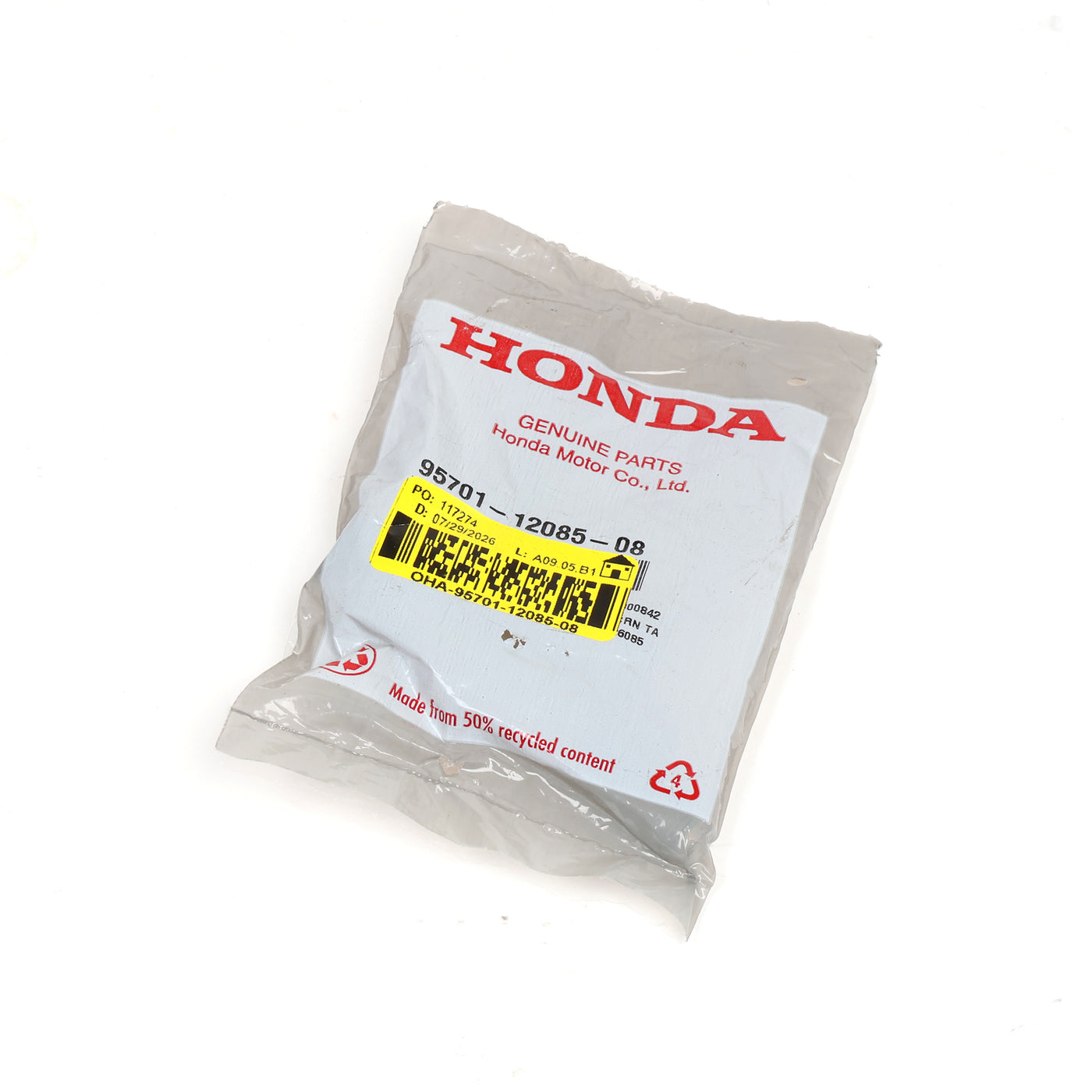 Honda K20A/K20Z/K24A/K24Z Lower Starter Bolt 95701-12085-08
