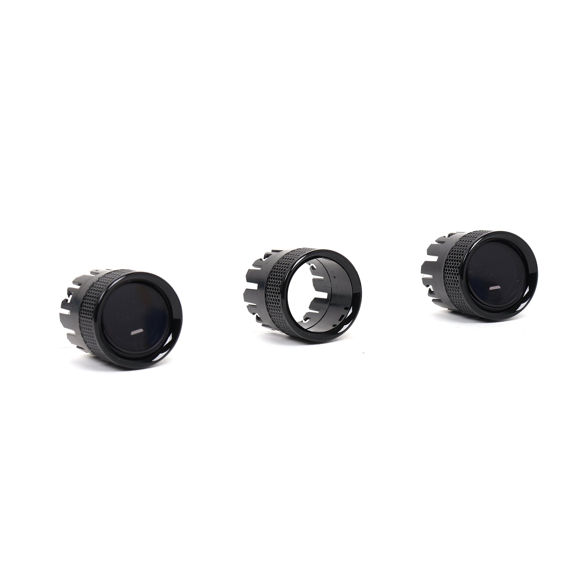 Honda Black Air Con Control Knobs for Accord/Civic Type R