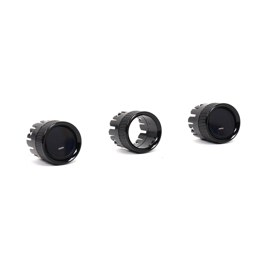 Honda Black Air Con Control Knobs for Accord/Civic Type R