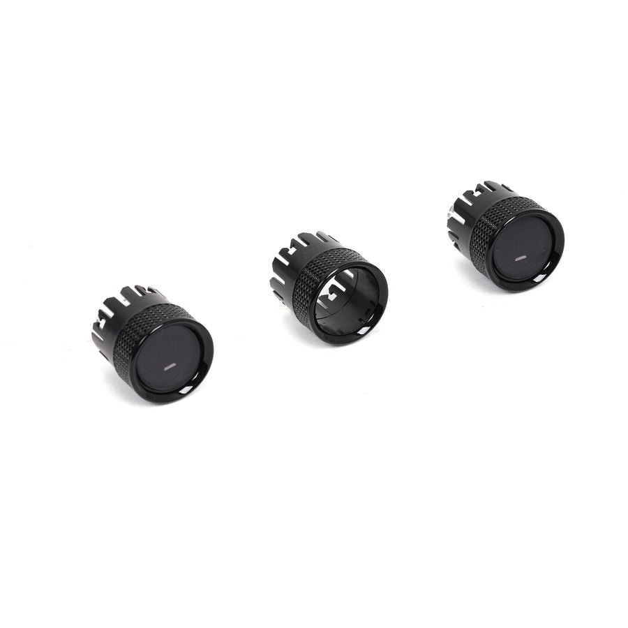 Honda Black Air Con Control Knobs for Accord/Civic Type R