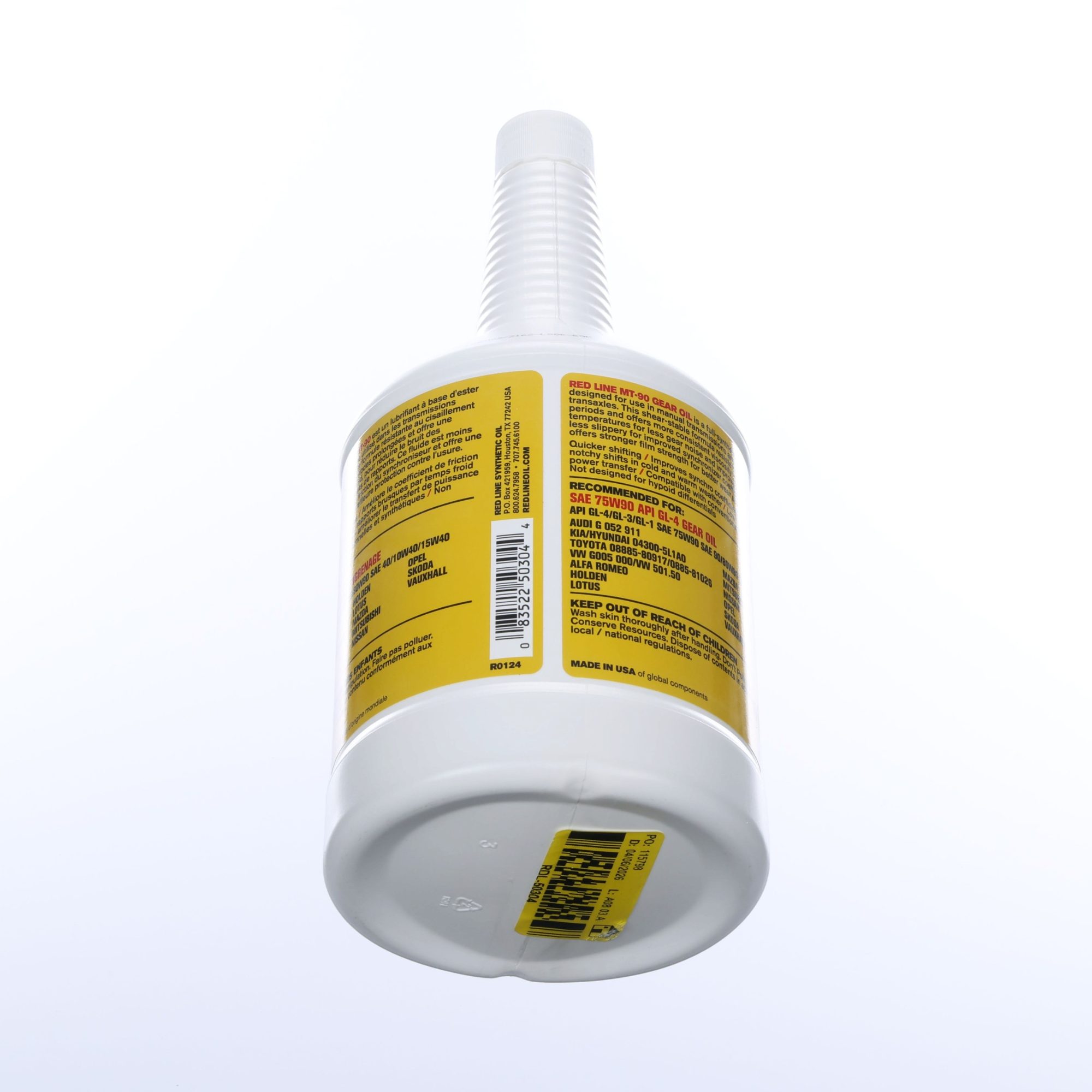 Red Line MT-90 75W-90 Transmission Fluid - 1 Quart