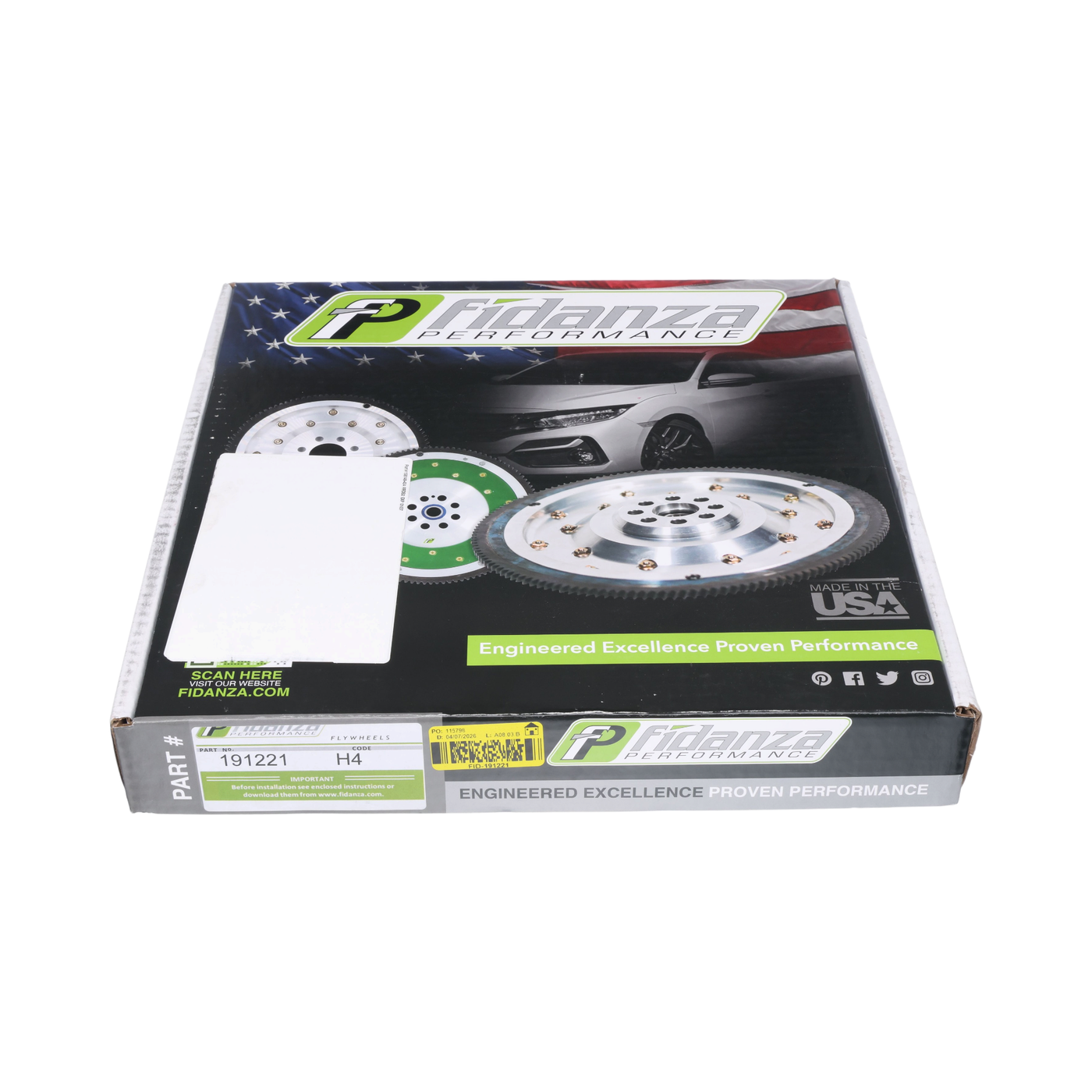 Fidanza Aluminum Flywheel for 90-02 Accord/92-01 Prelude