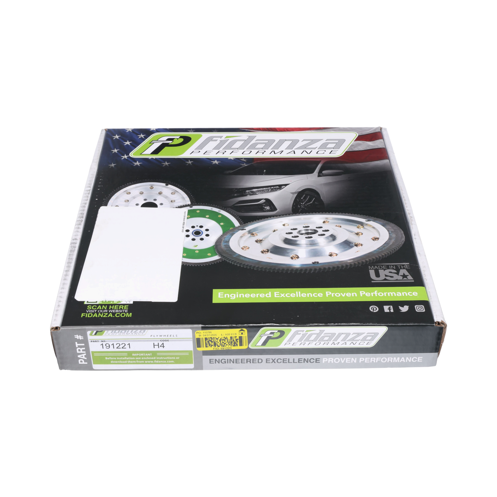 Fidanza Aluminum Flywheel for 90-02 Accord/92-01 Prelude