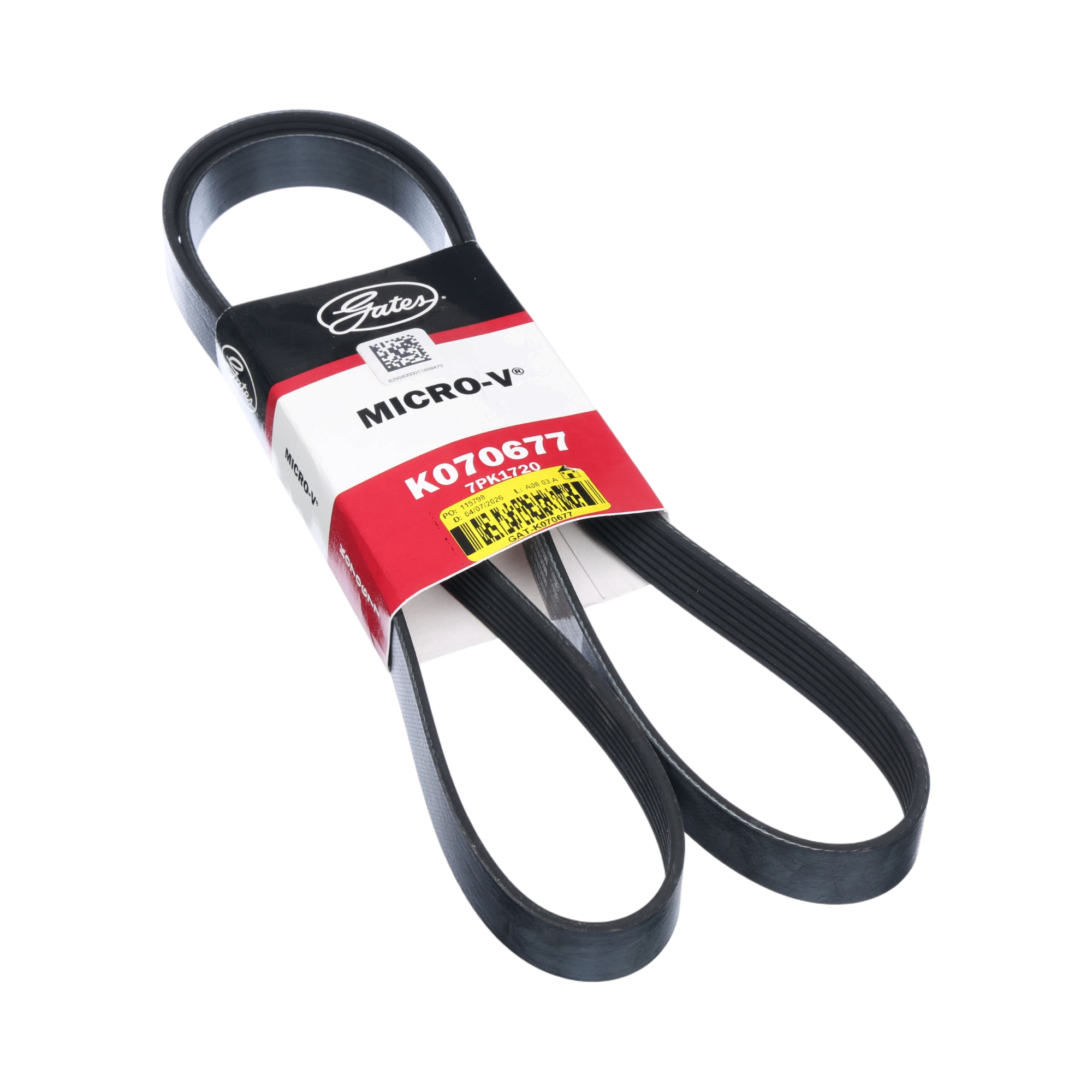Gates Micro-V Serpentine Belt for 02-04 RSX Type-S/09-14 TSX