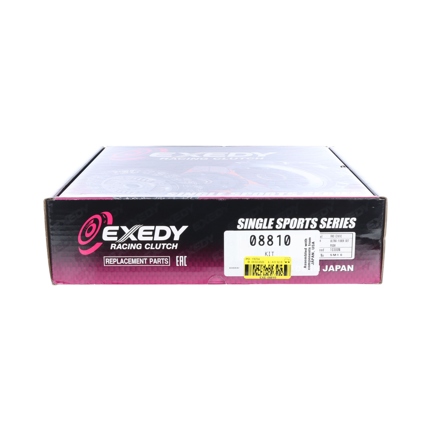 Exedy Stage 1 Organic Clutch Kit for FK8/FL5 Civic Type R · Hybrid