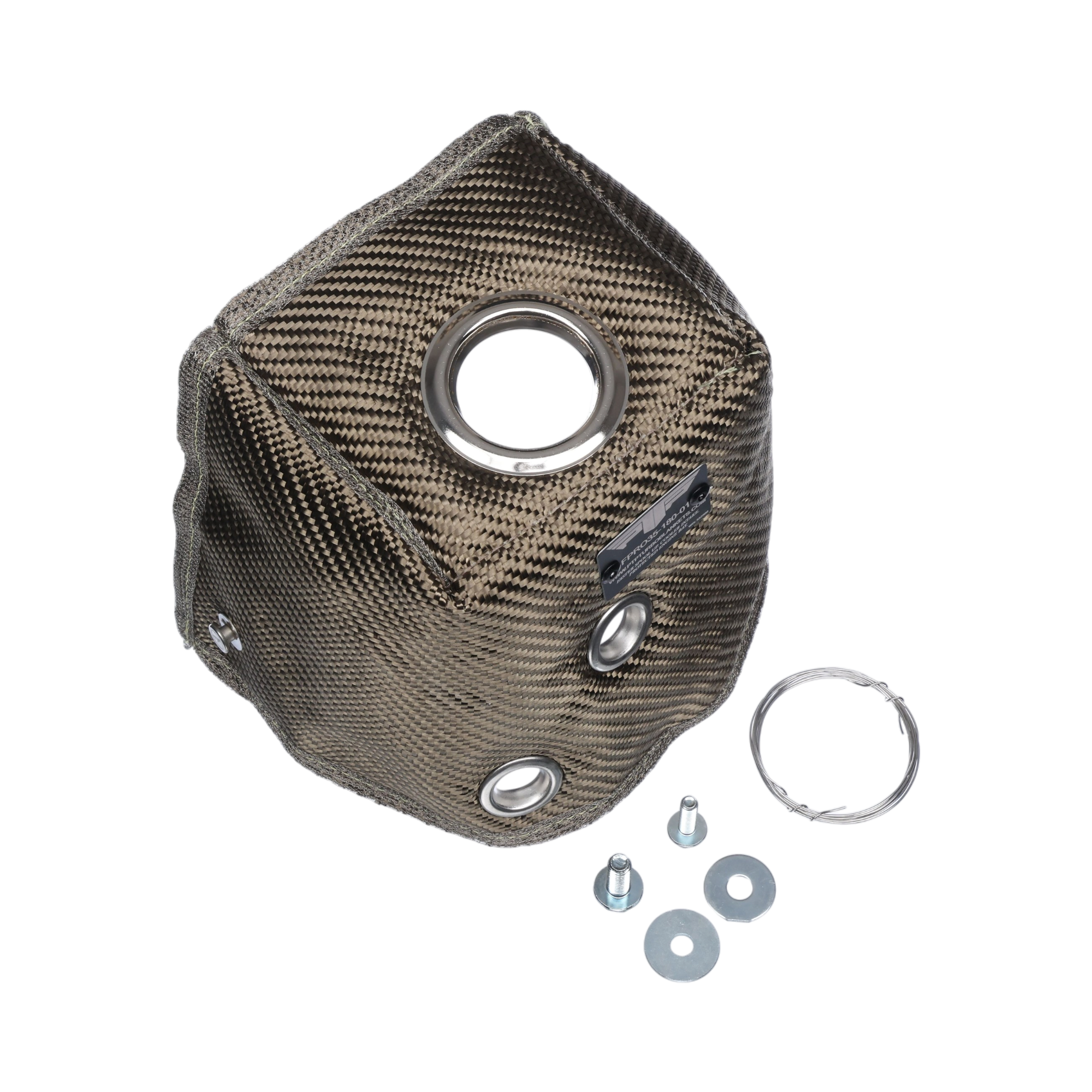 PTP Turbo Lava Downpipe Elbow Blanket for 17-21 Civic Type R