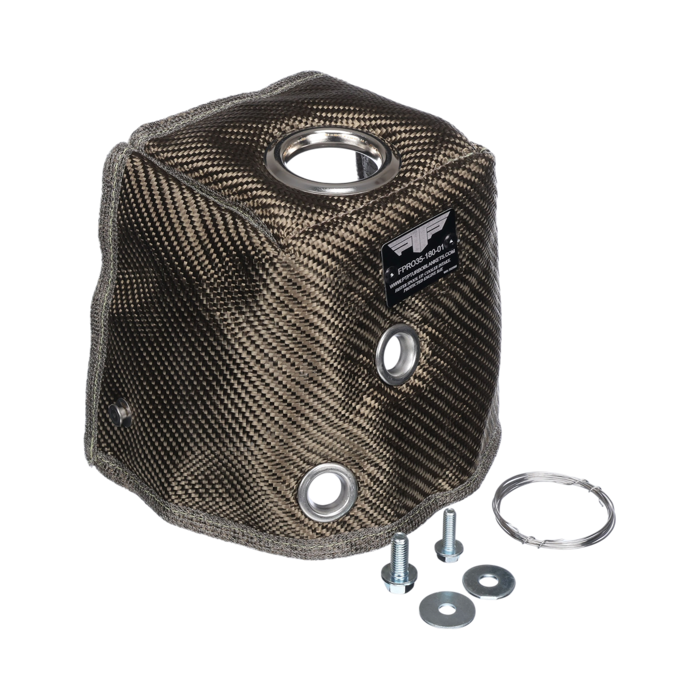 PTP Turbo Lava Downpipe Elbow Blanket for 17-21 Civic Type R