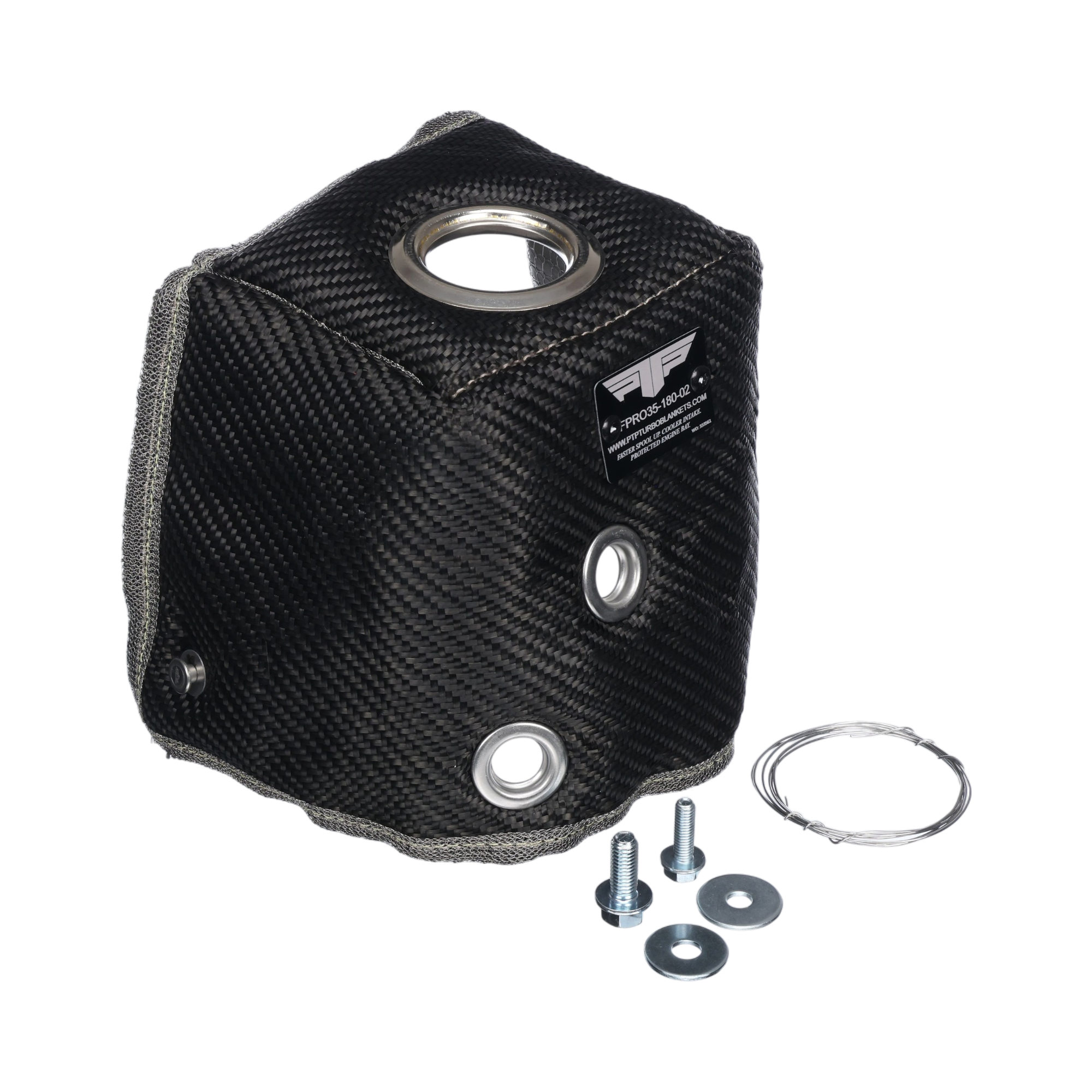 PTP Turbo Lava Downpipe Elbow Blanket for 17-21 Civic Type R
