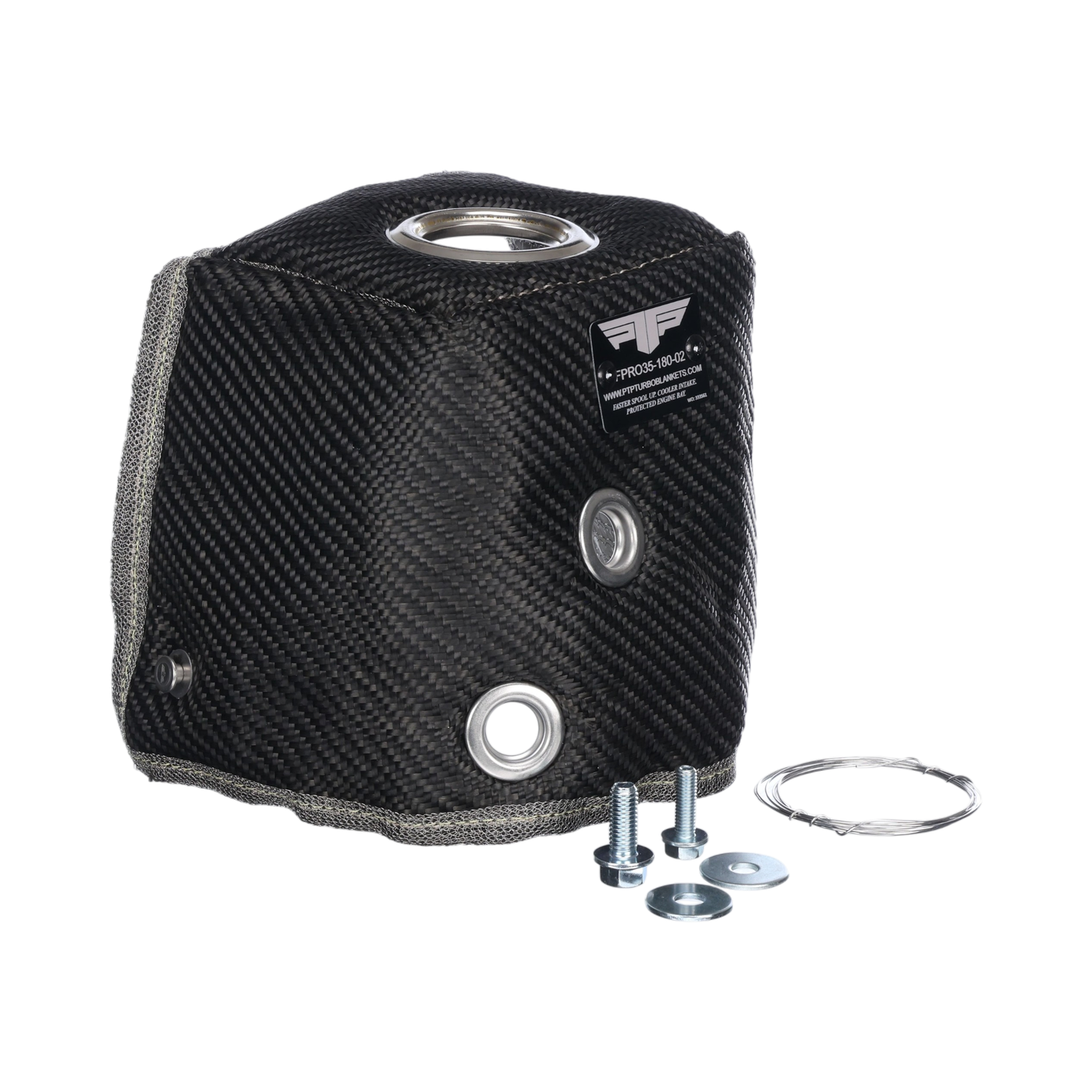 PTP Turbo Lava Downpipe Elbow Blanket for 17-21 Civic Type R