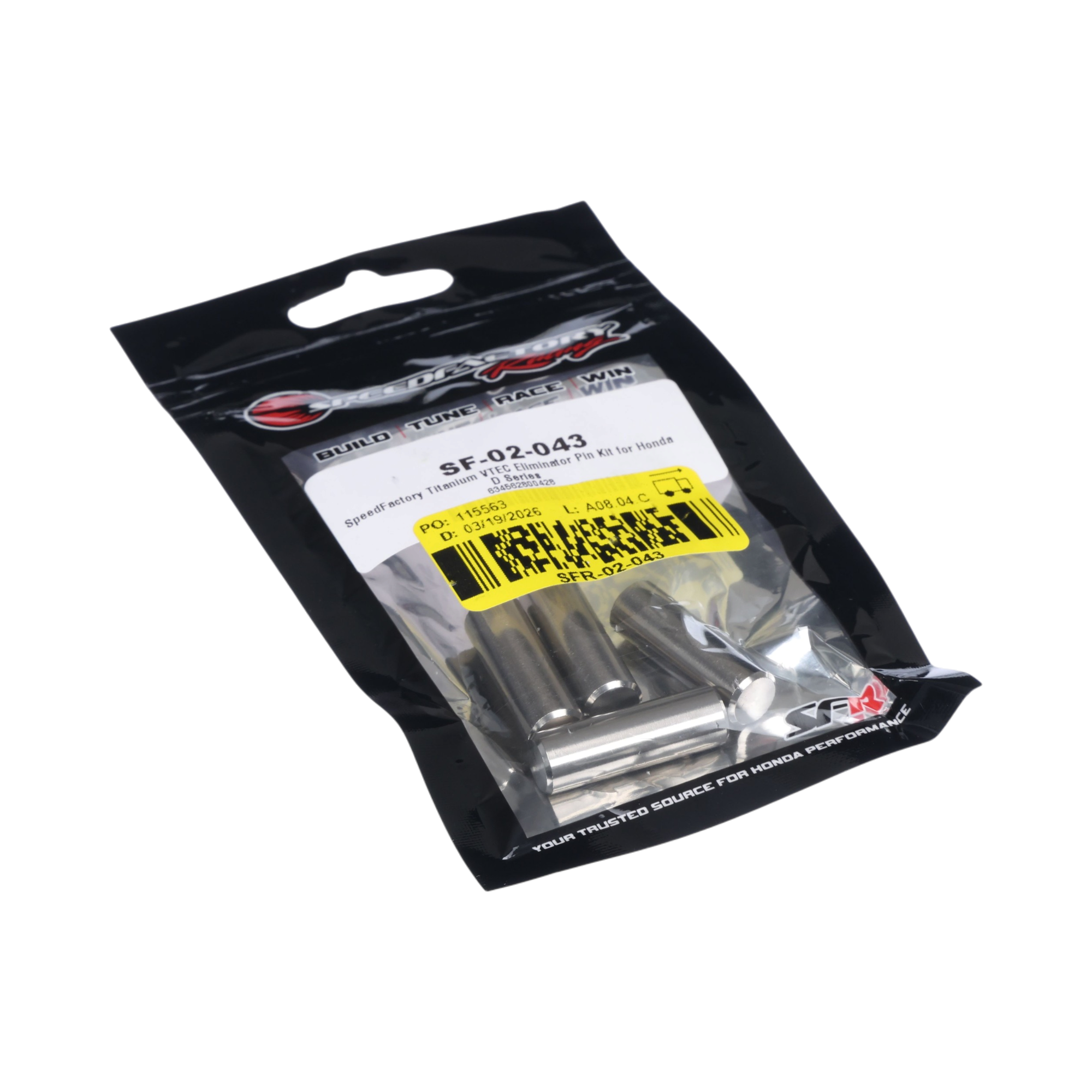 SpeedFactory Titanium VTEC Eliminator Pin Kit for D Series