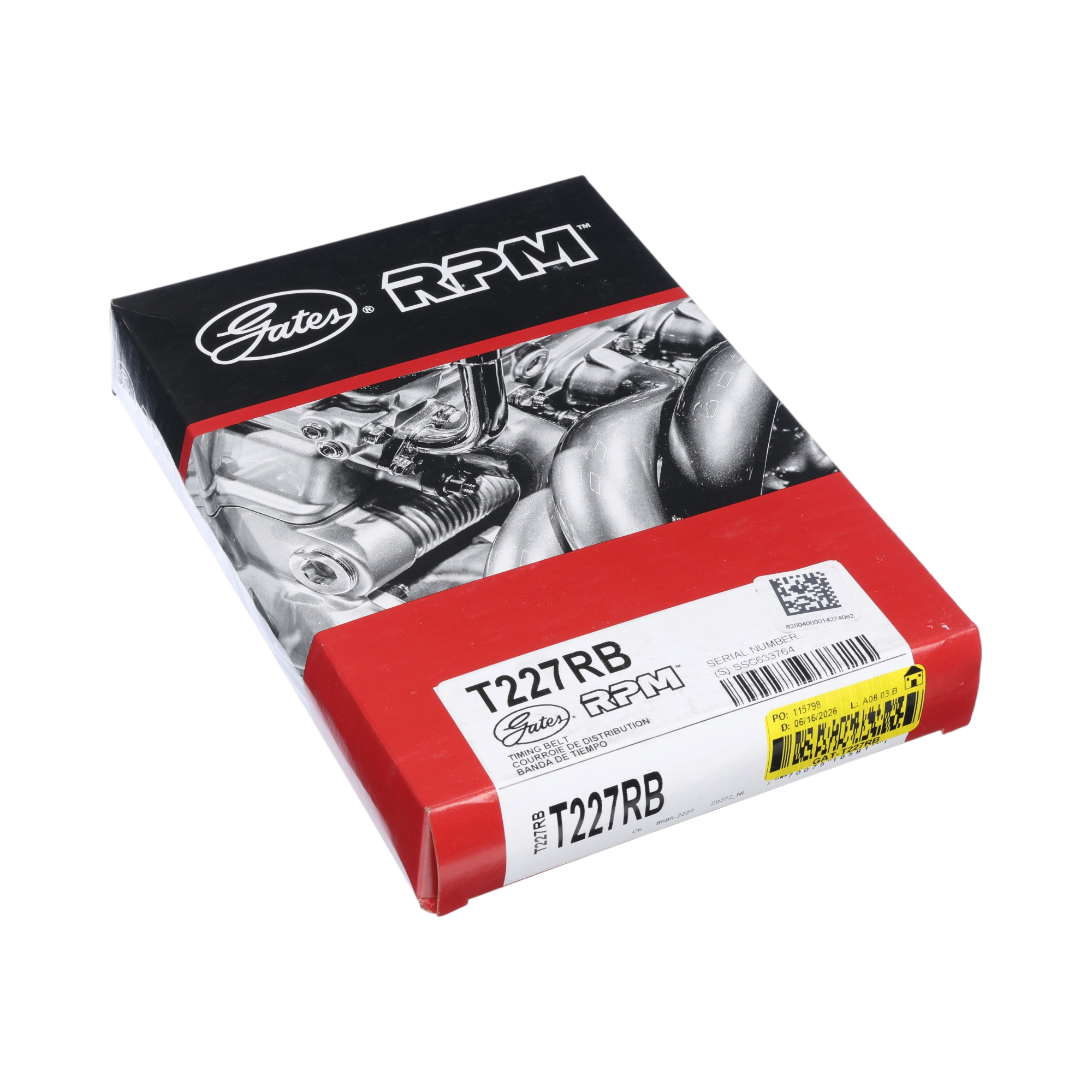 Gates B16A2/B16A3 Timing Belt for EM1 Civic Si/Del Sol VTEC