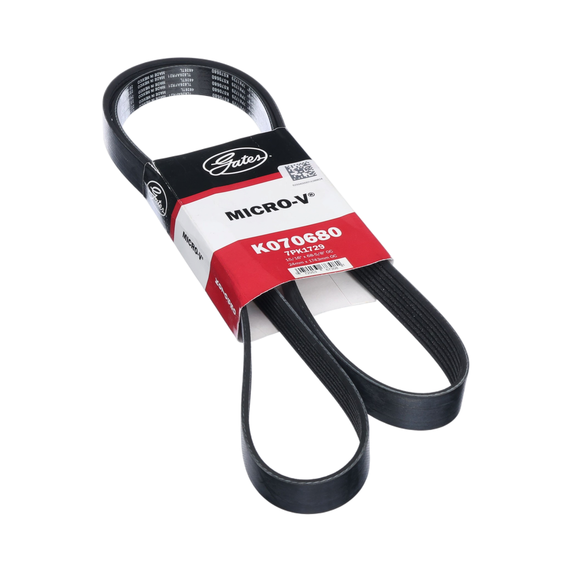 Gates Micro-V Serpentine Belt for 02-06 RSX Base/07-12 RDX
