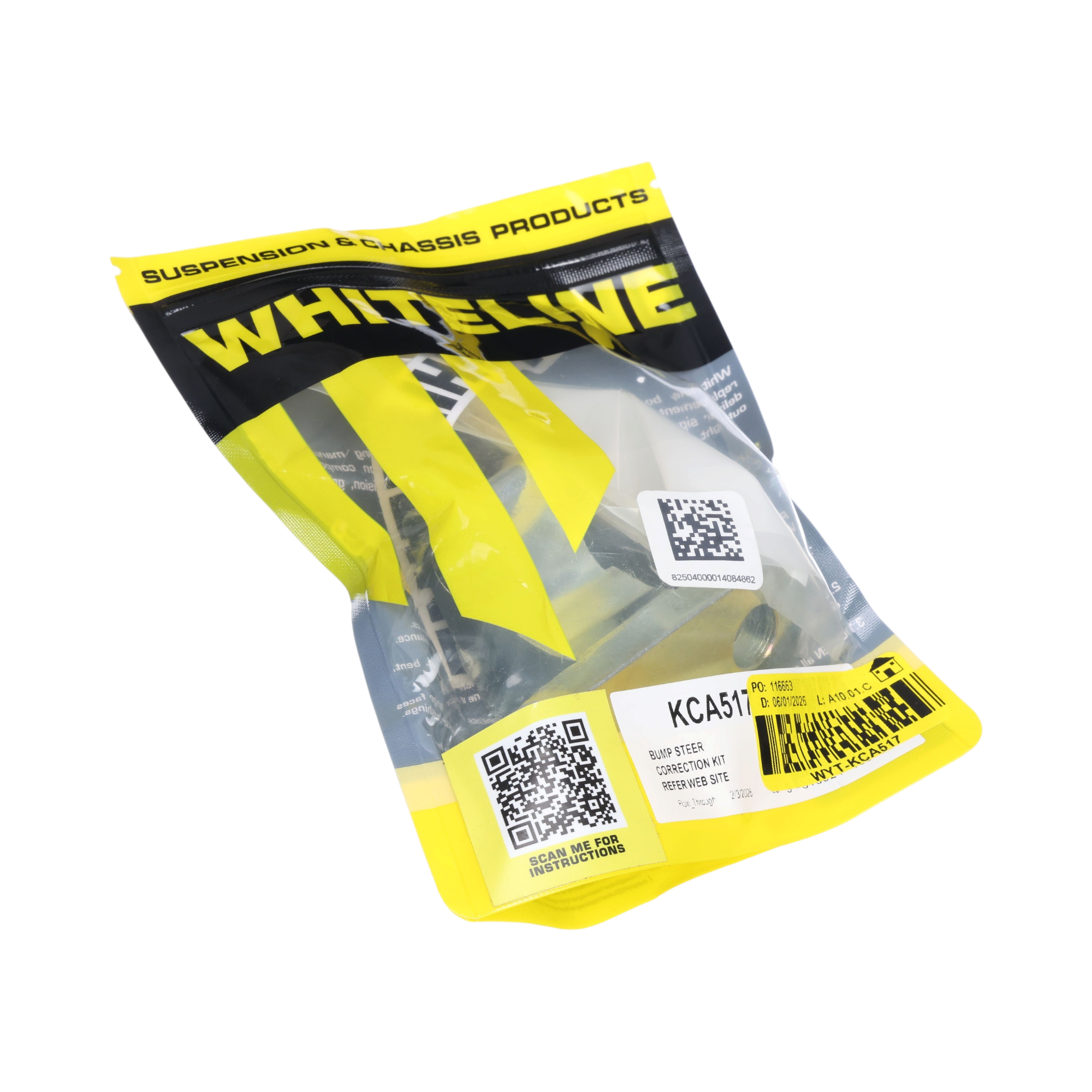 Whiteline Front Bump Steer Correction Kit for DC5/EP3